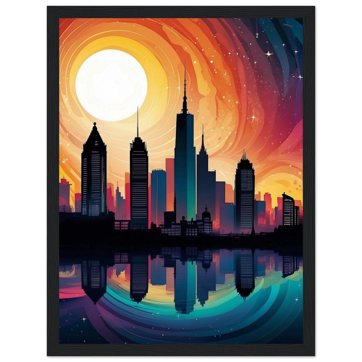 Premium Matte Paper Wooden Framed Poster
