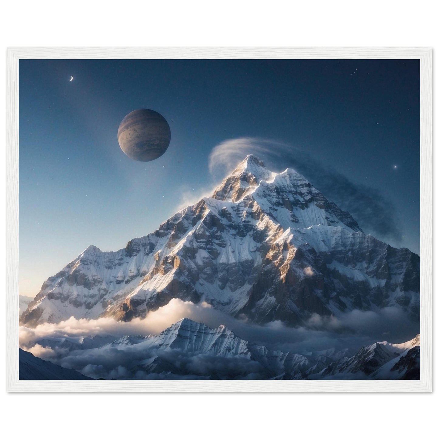 Premium Matte Paper Wooden Framed Poster