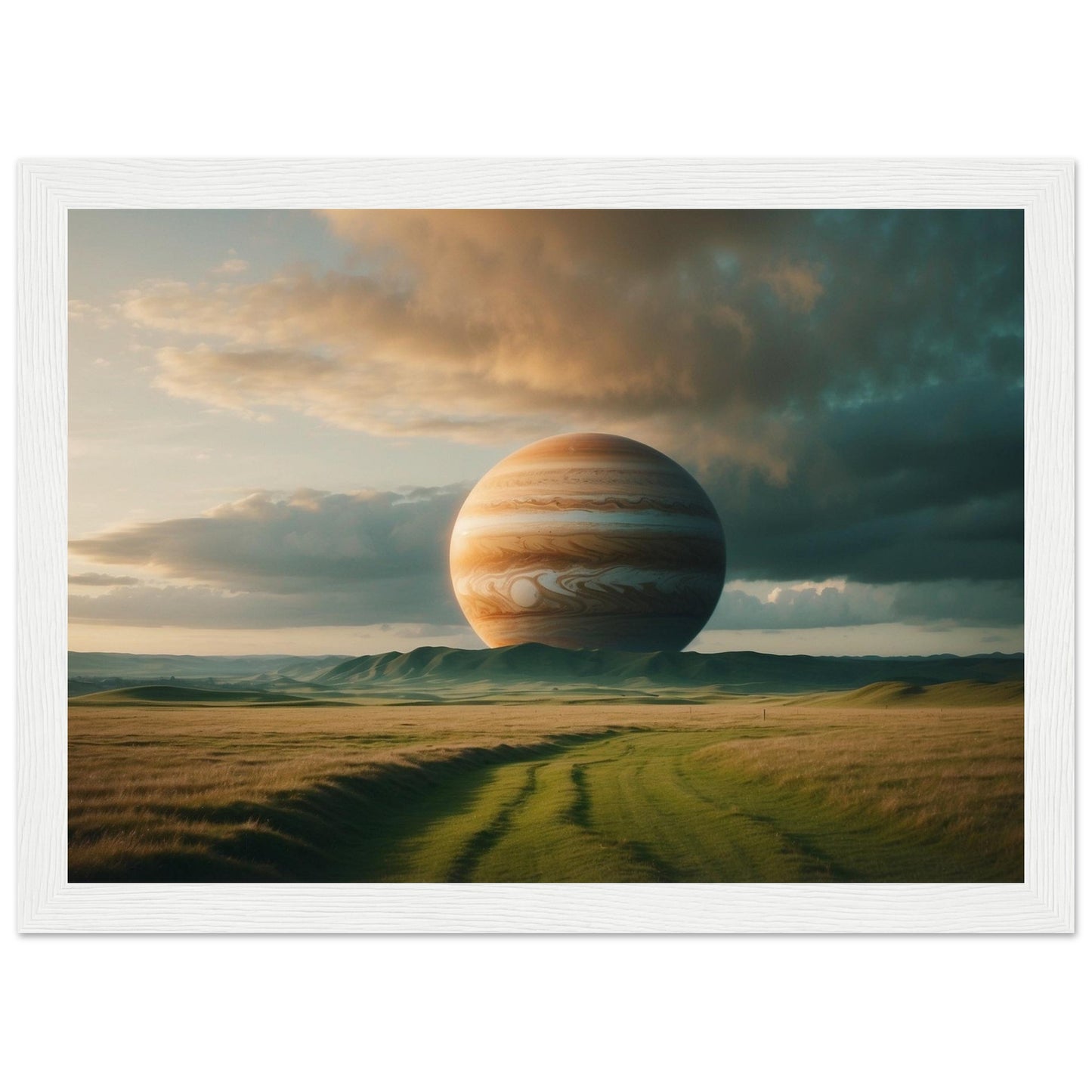 Premium Matte Paper Wooden Framed Poster
