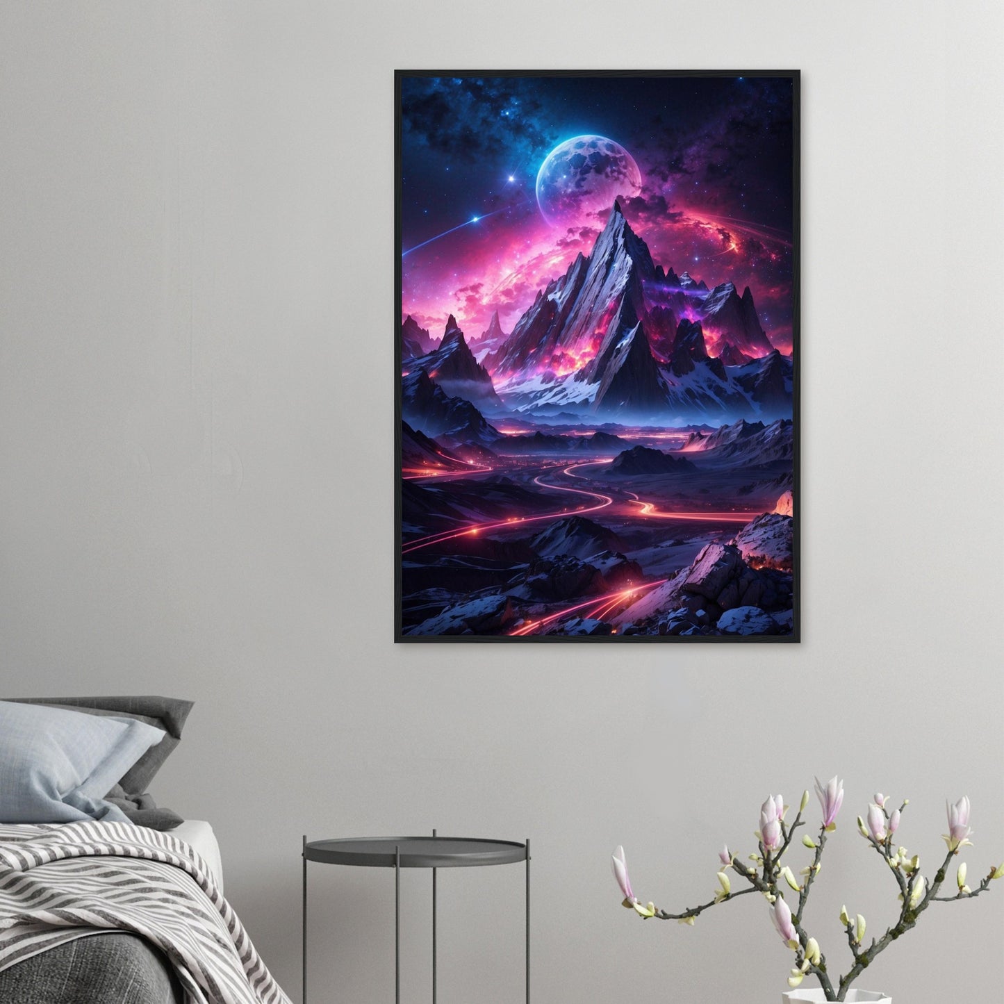 Premium Matte Paper Wooden Framed Poster