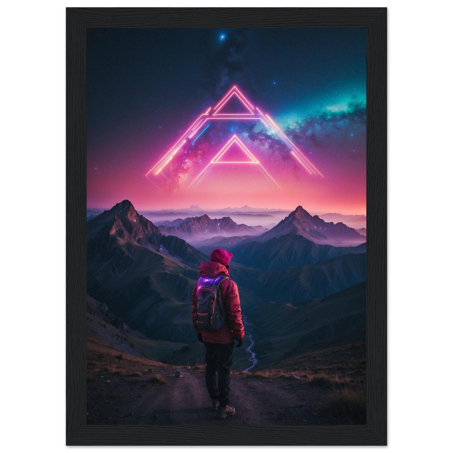 Premium Matte Paper Wooden Framed Poster