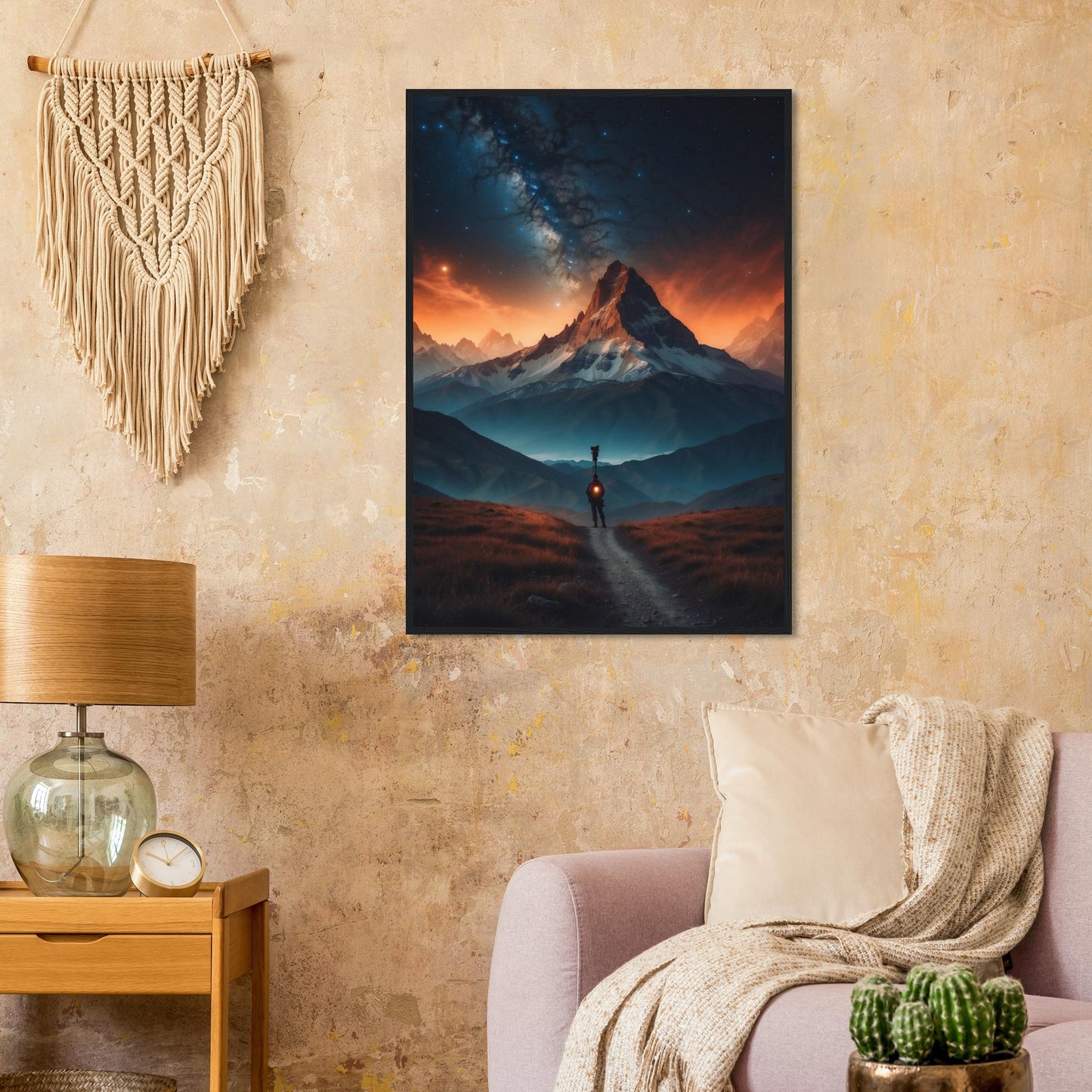 Premium Matte Paper Wooden Framed Poster