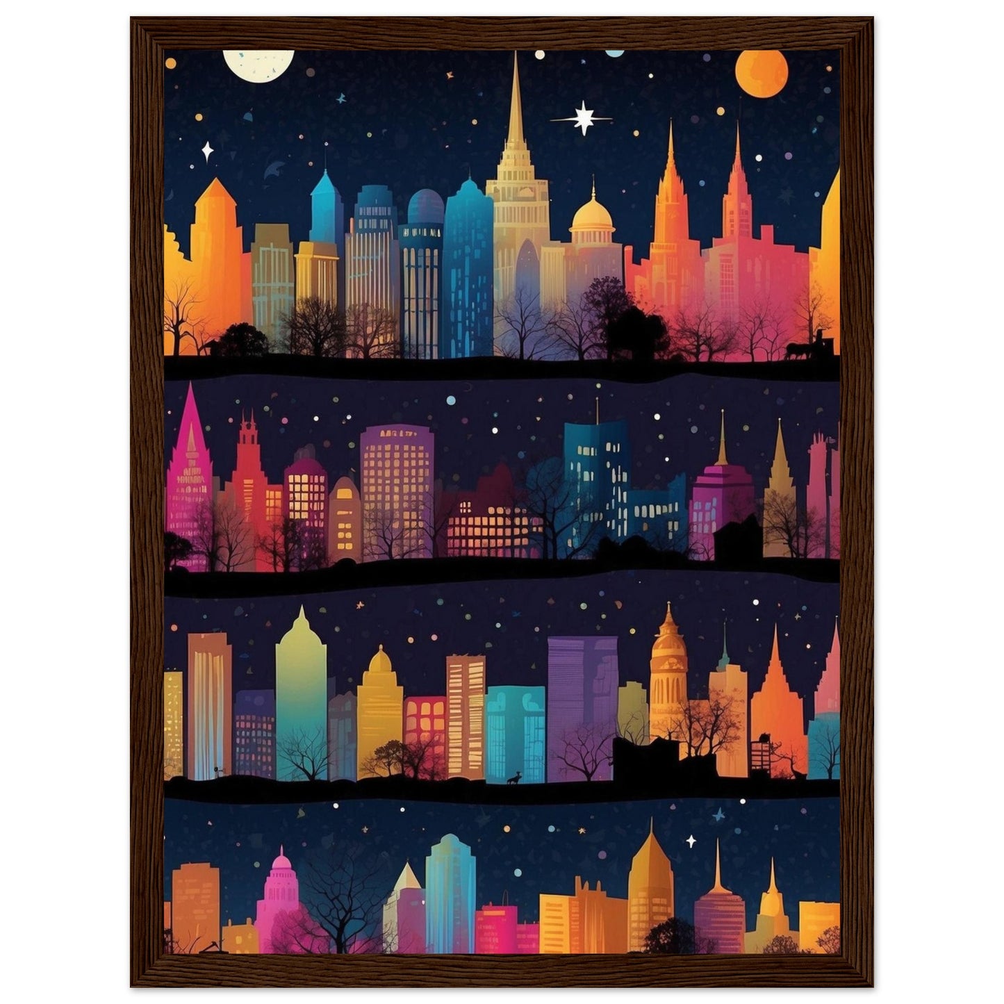 Premium Matte Paper Wooden Framed Poster