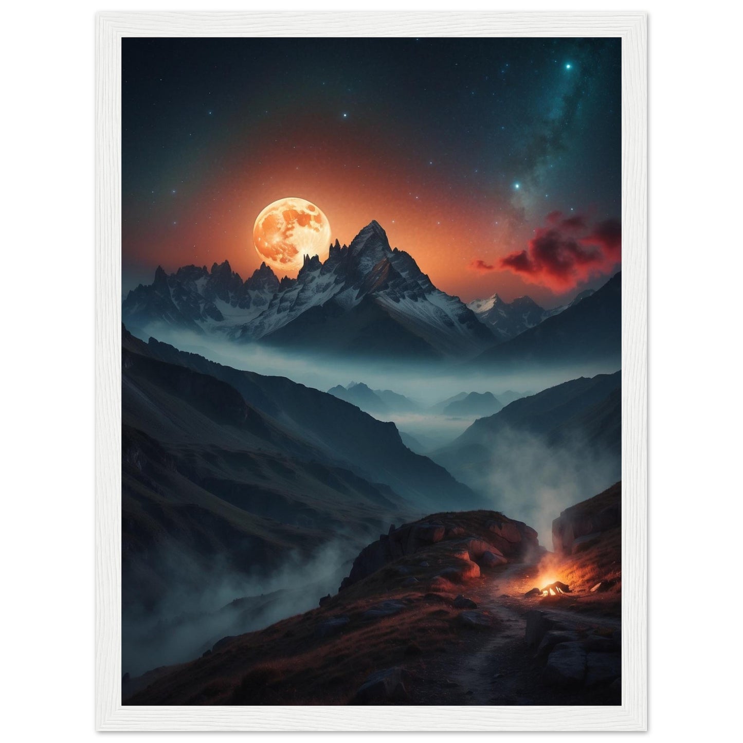 Premium Matte Paper Wooden Framed Poster