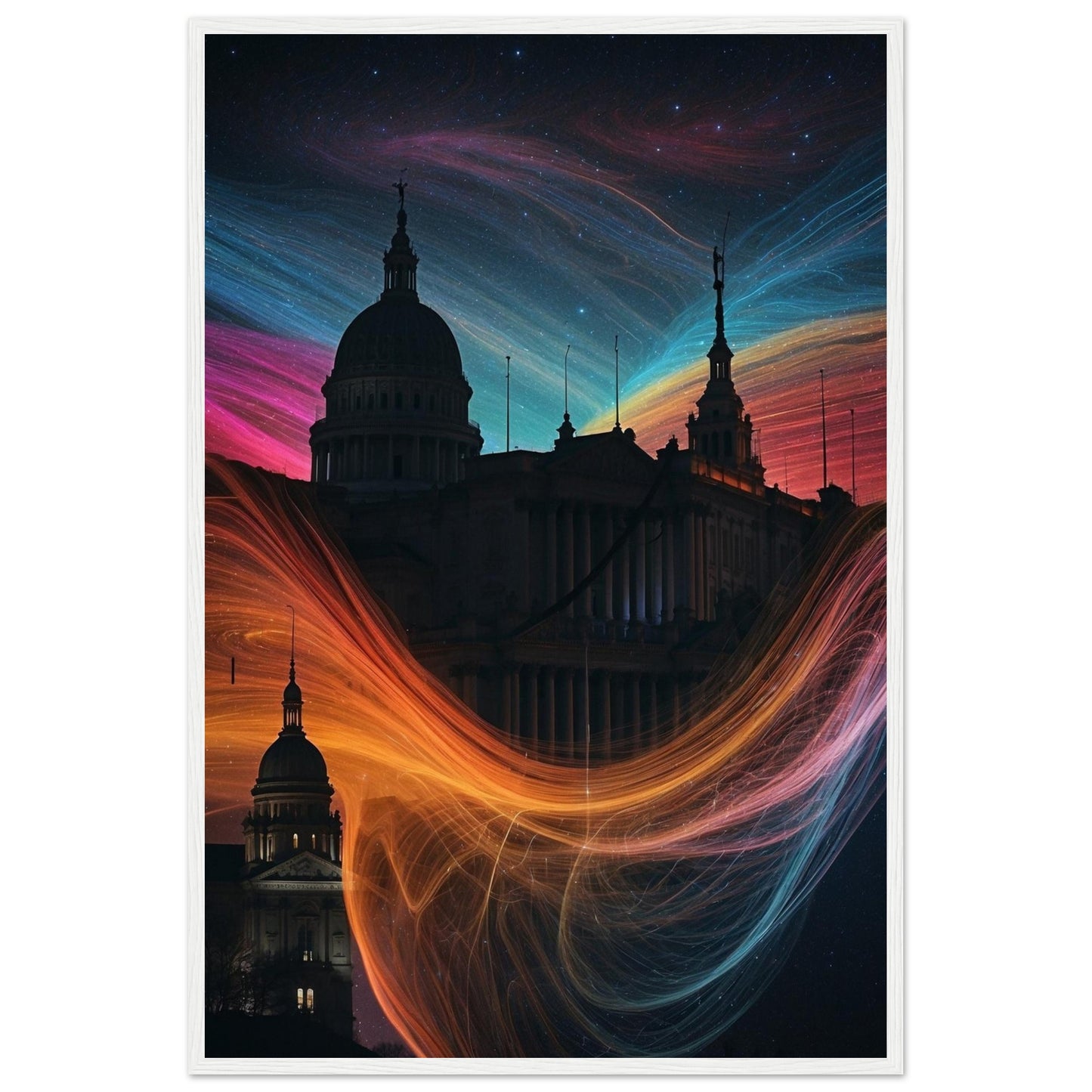 Premium Matte Paper Wooden Framed Poster
