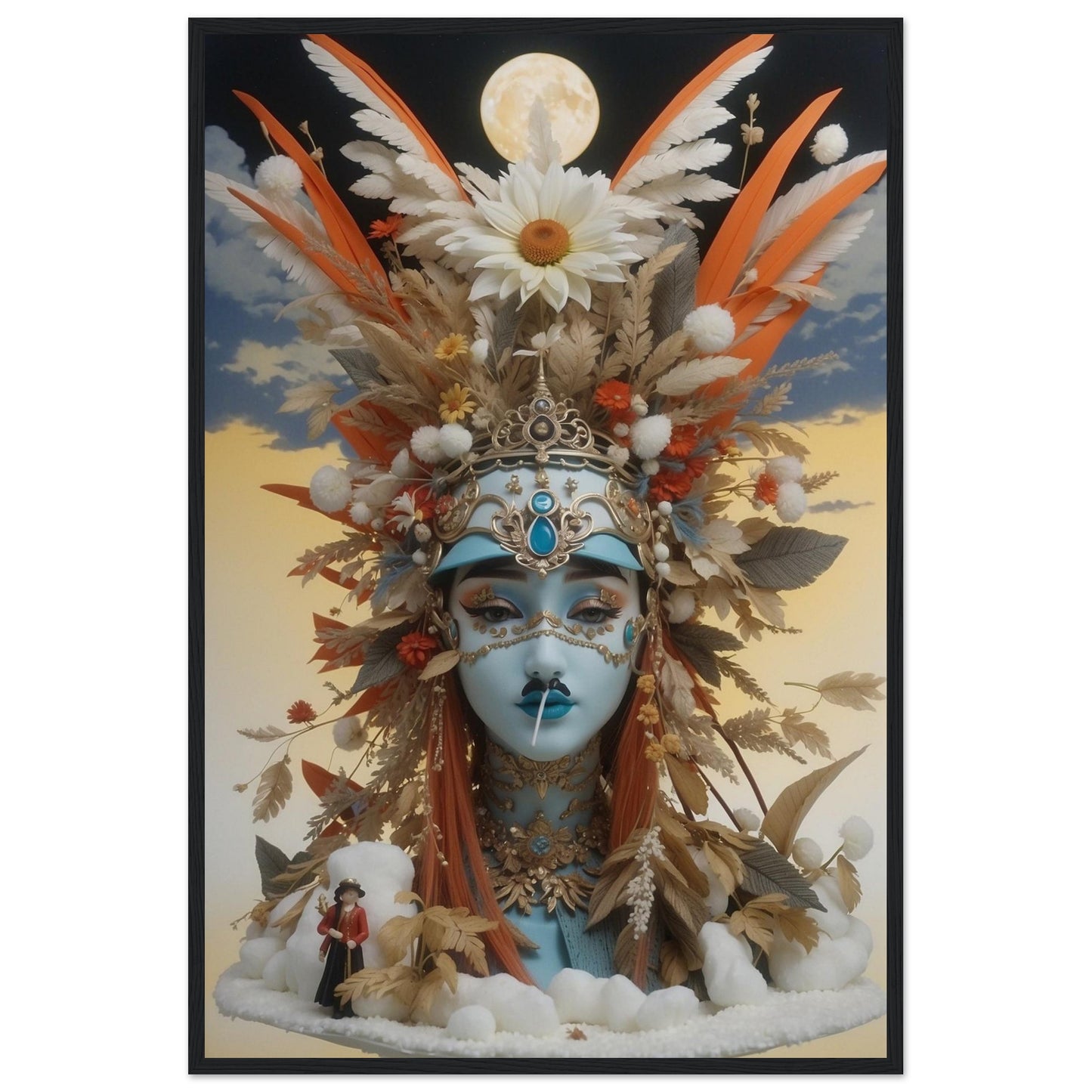 Premium Matte Paper Wooden Framed Poster