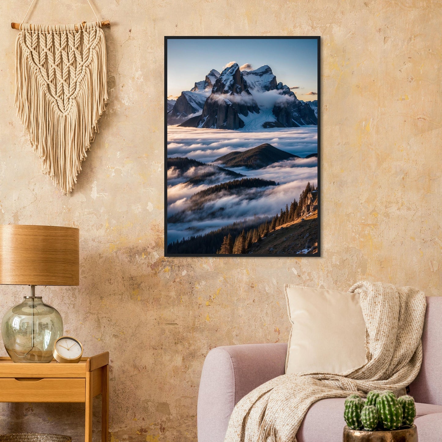 Premium Matte Paper Wooden Framed Poster