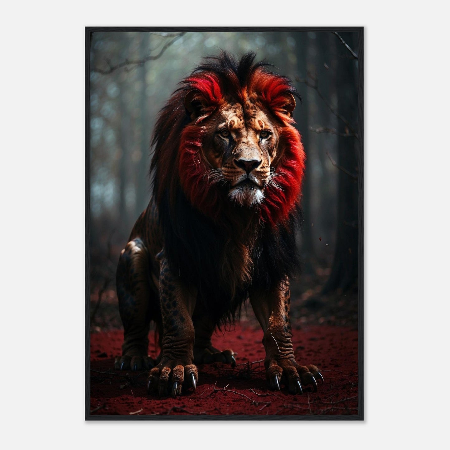 Premium Matte Paper Wooden Framed Poster