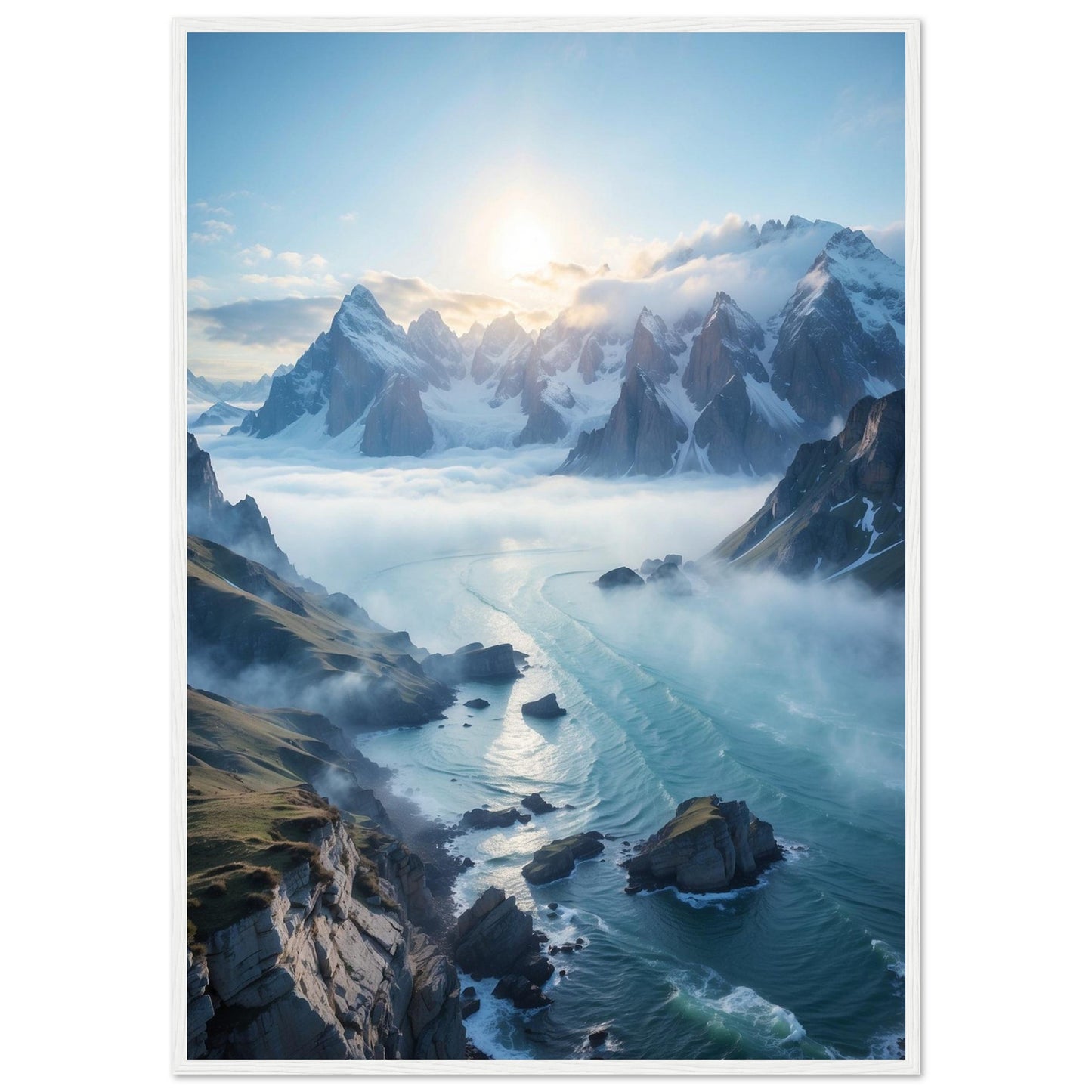 Premium Matte Paper Wooden Framed Poster