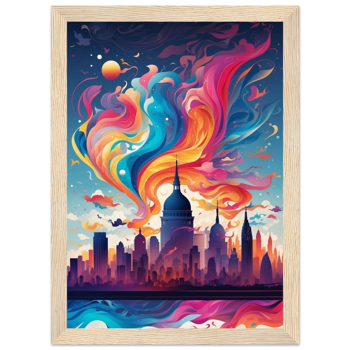 Premium Matte Paper Wooden Framed Poster
