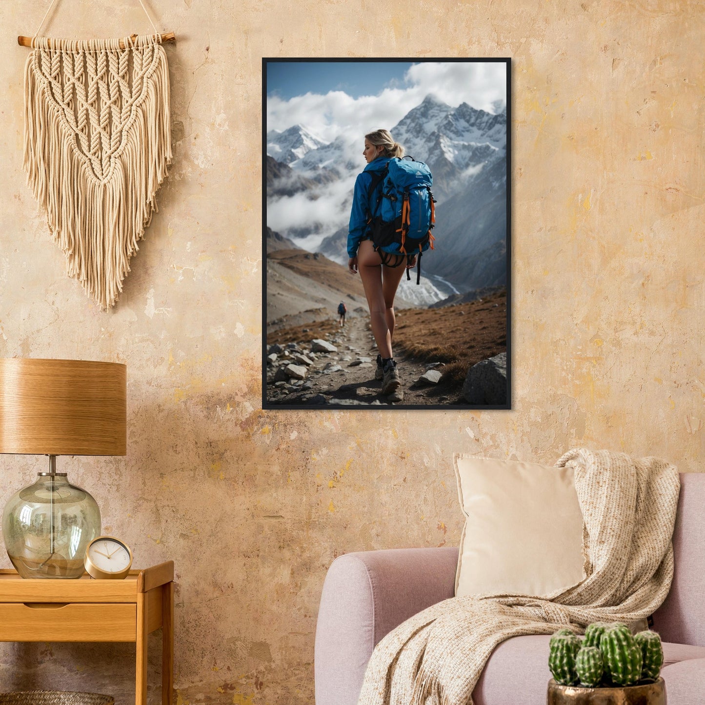 Premium Matte Paper Wooden Framed Poster