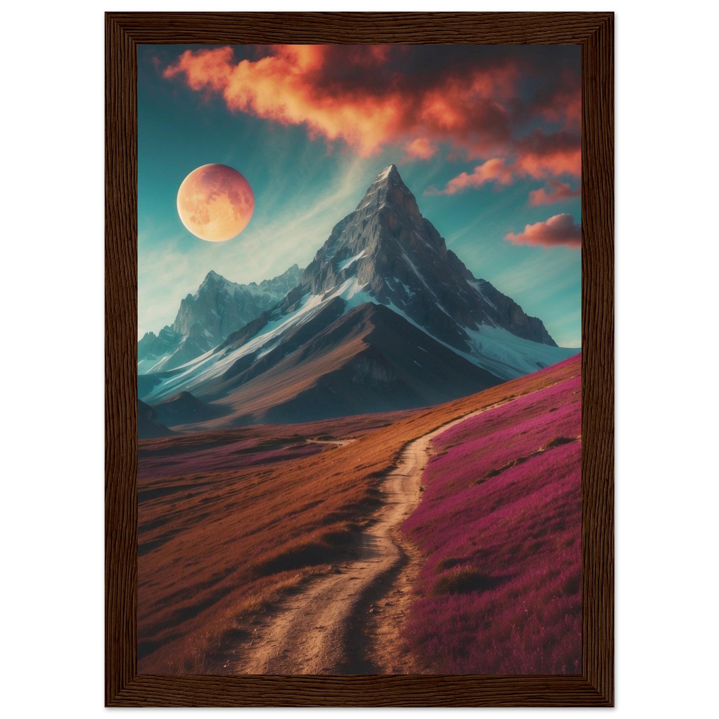 Premium Matte Paper Wooden Framed Poster