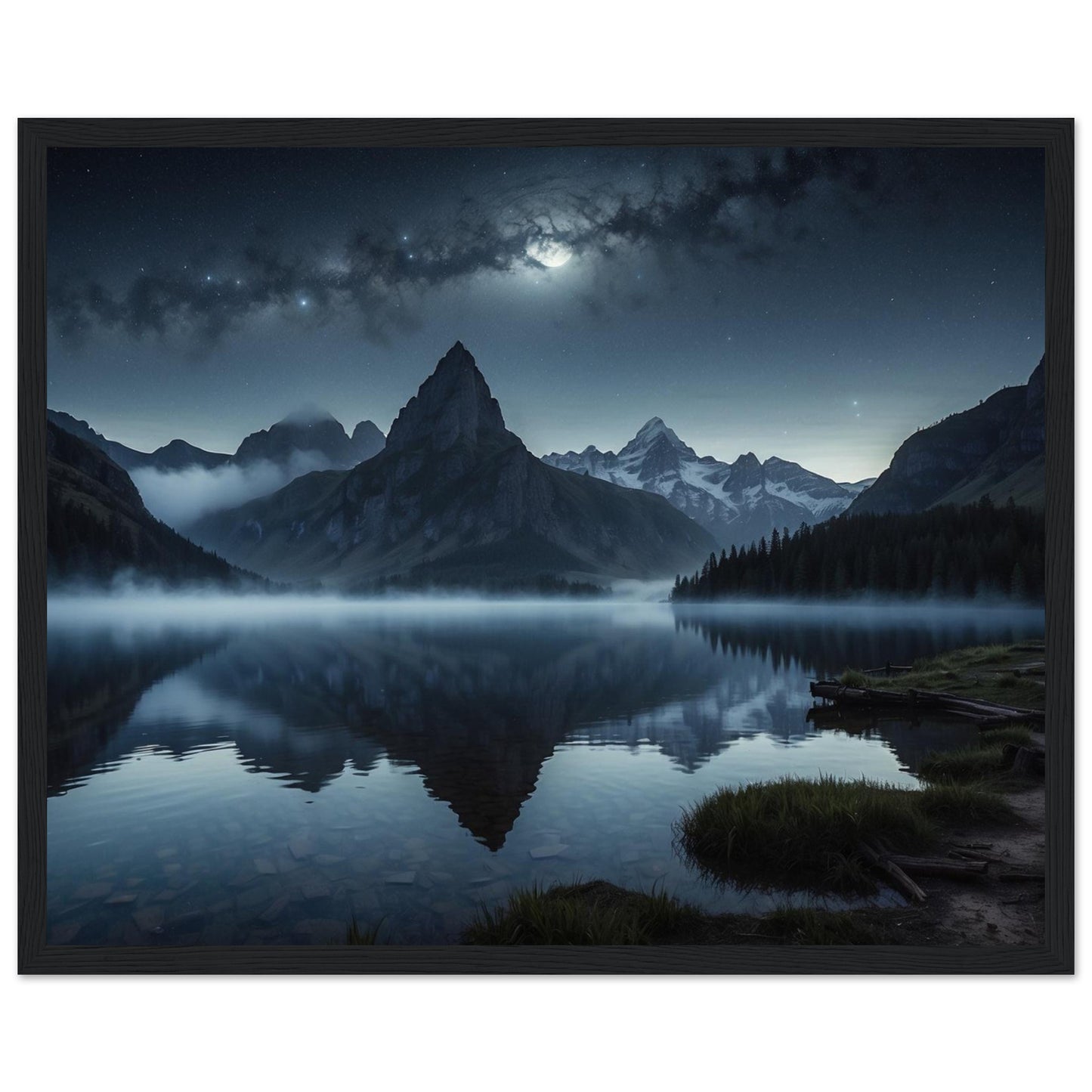 Premium Matte Paper Wooden Framed Poster