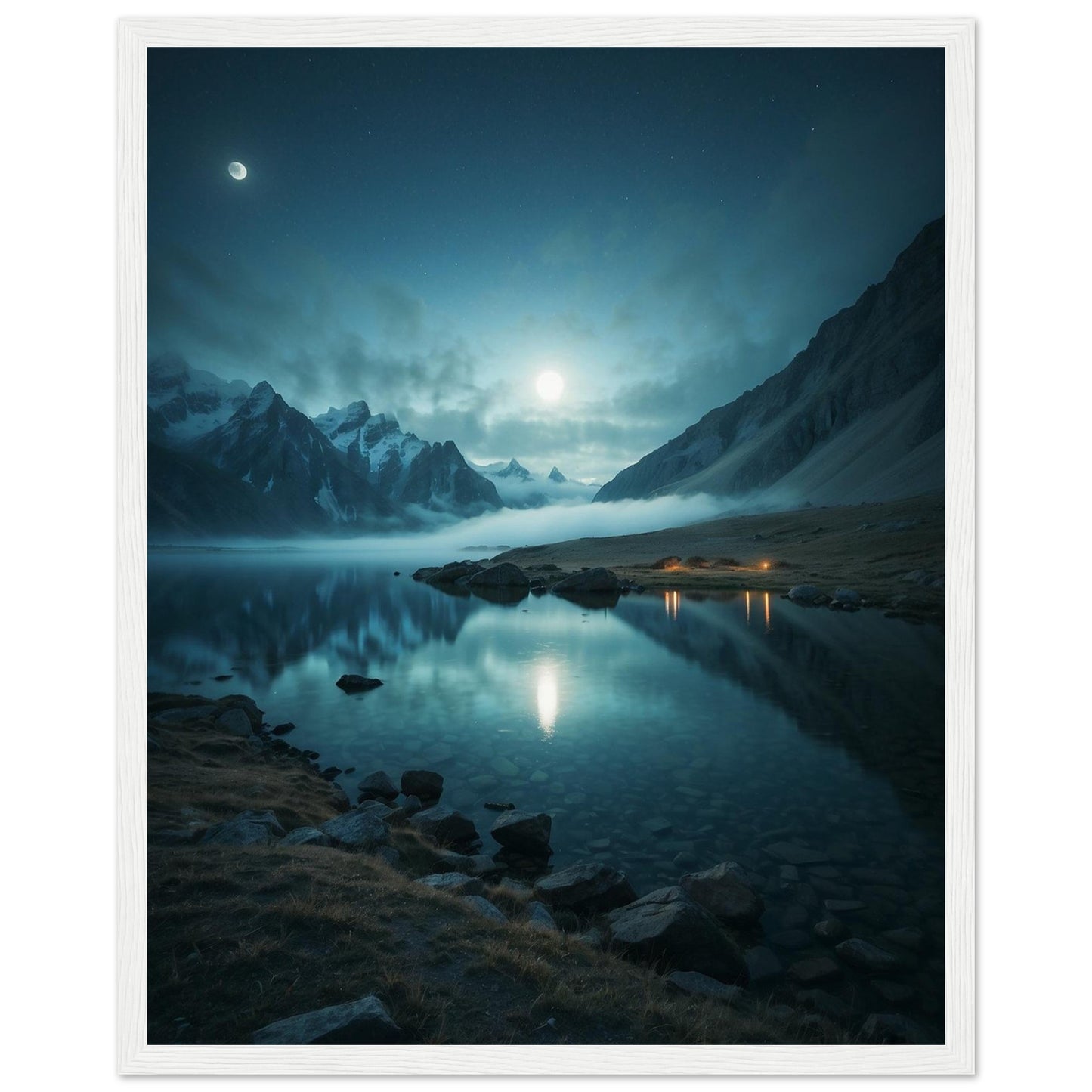 Premium Matte Paper Wooden Framed Poster
