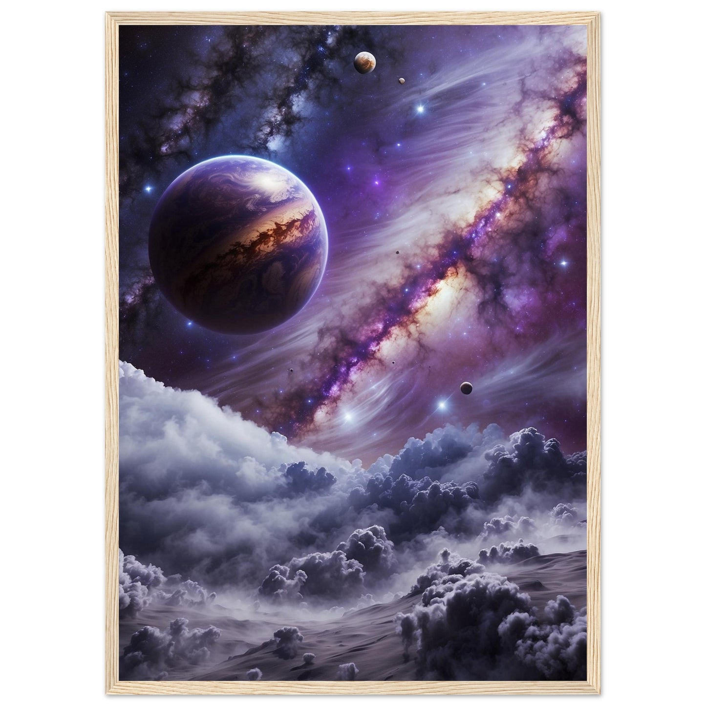 Premium Matte Paper Wooden Framed Poster