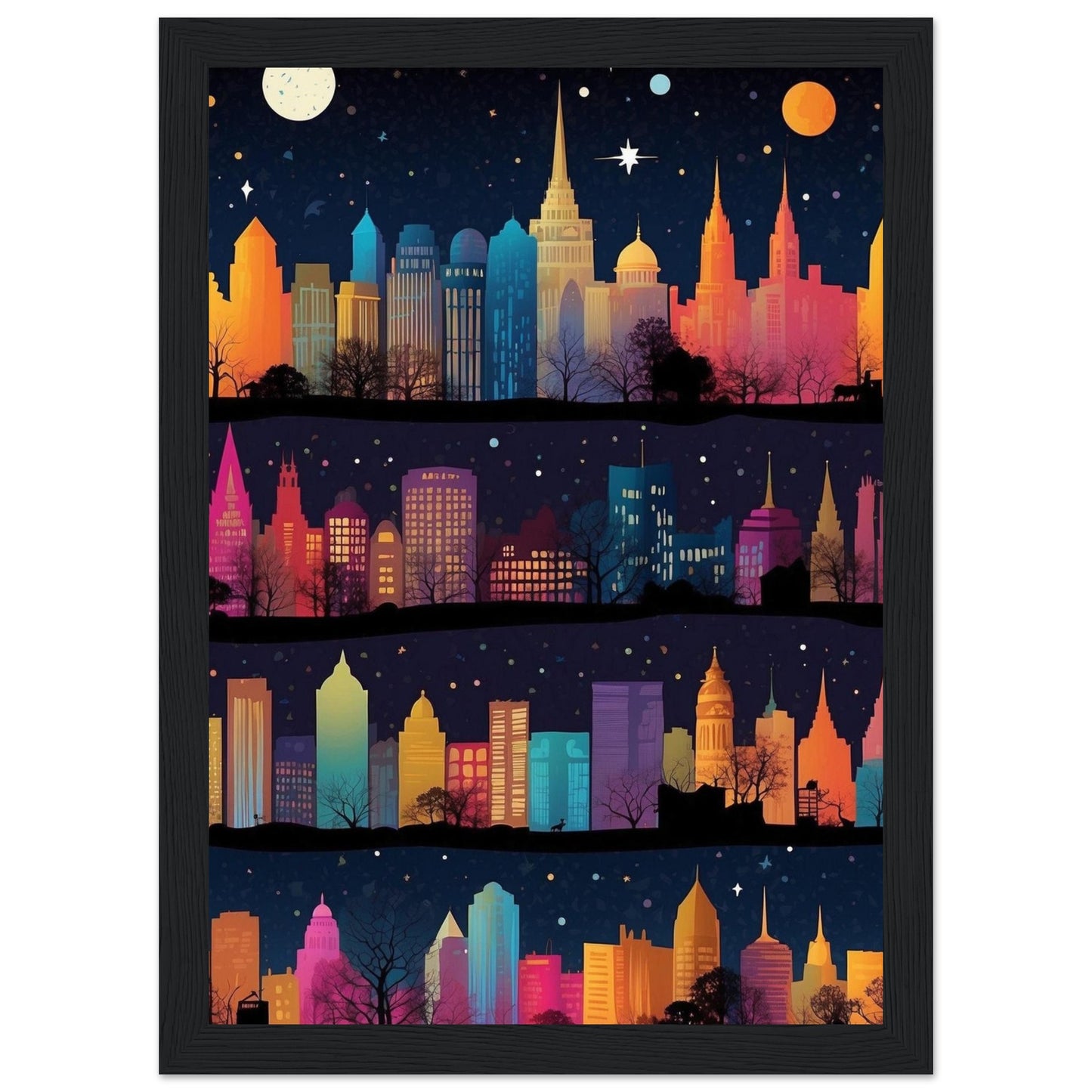 Premium Matte Paper Wooden Framed Poster