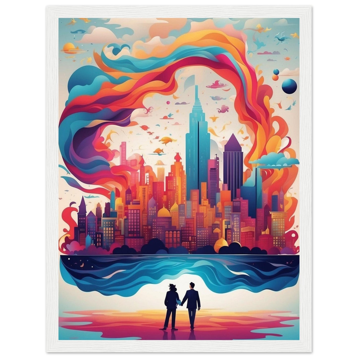 Premium Matte Paper Wooden Framed Poster