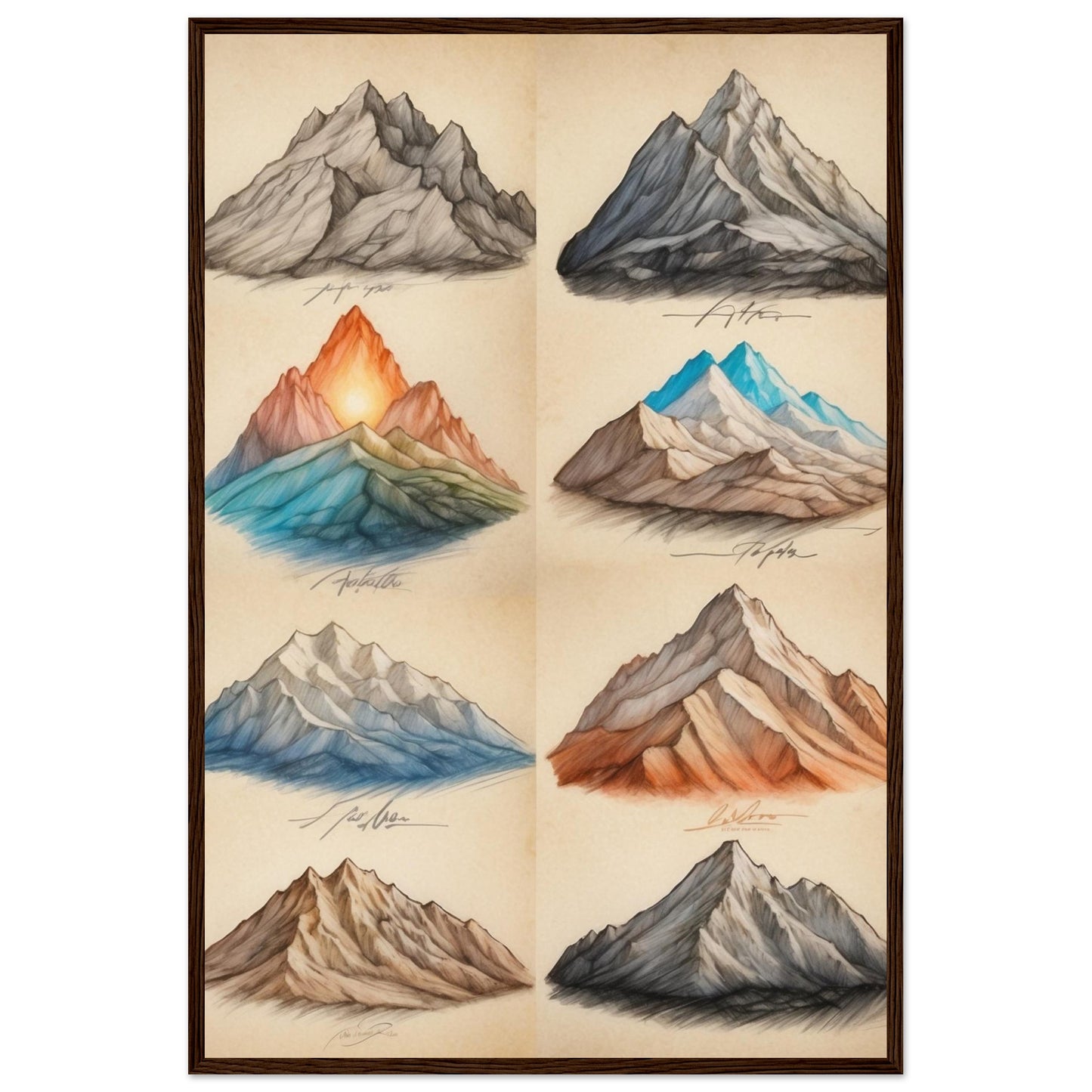 Premium Matte Paper Wooden Framed Poster