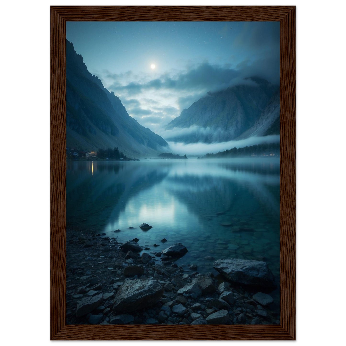 Premium Matte Paper Wooden Framed Poster