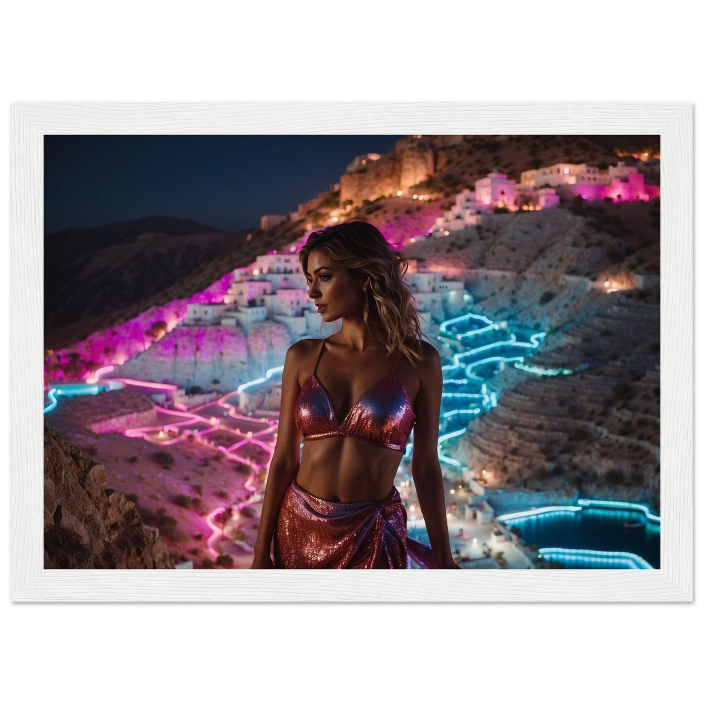 Premium Matte Paper Wooden Framed Poster