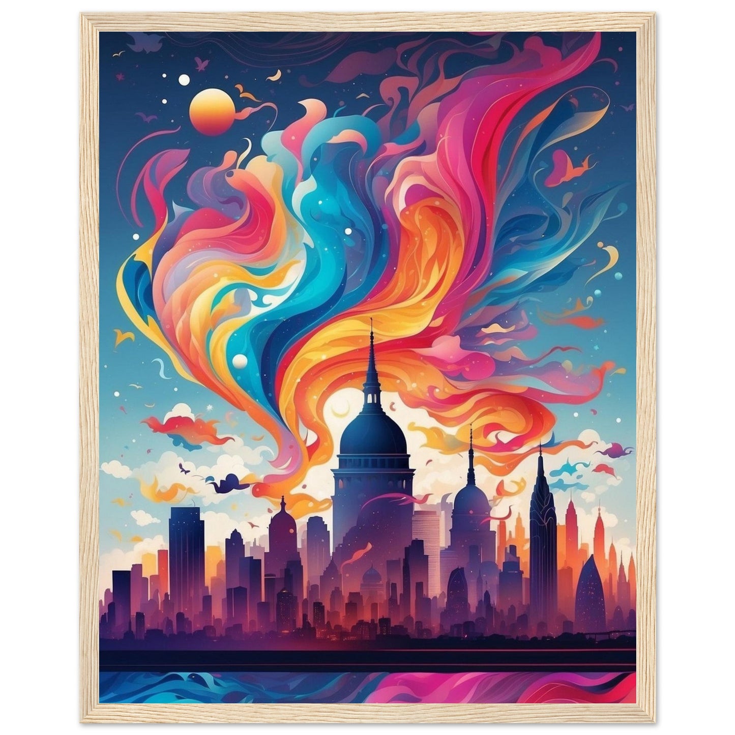 Premium Matte Paper Wooden Framed Poster