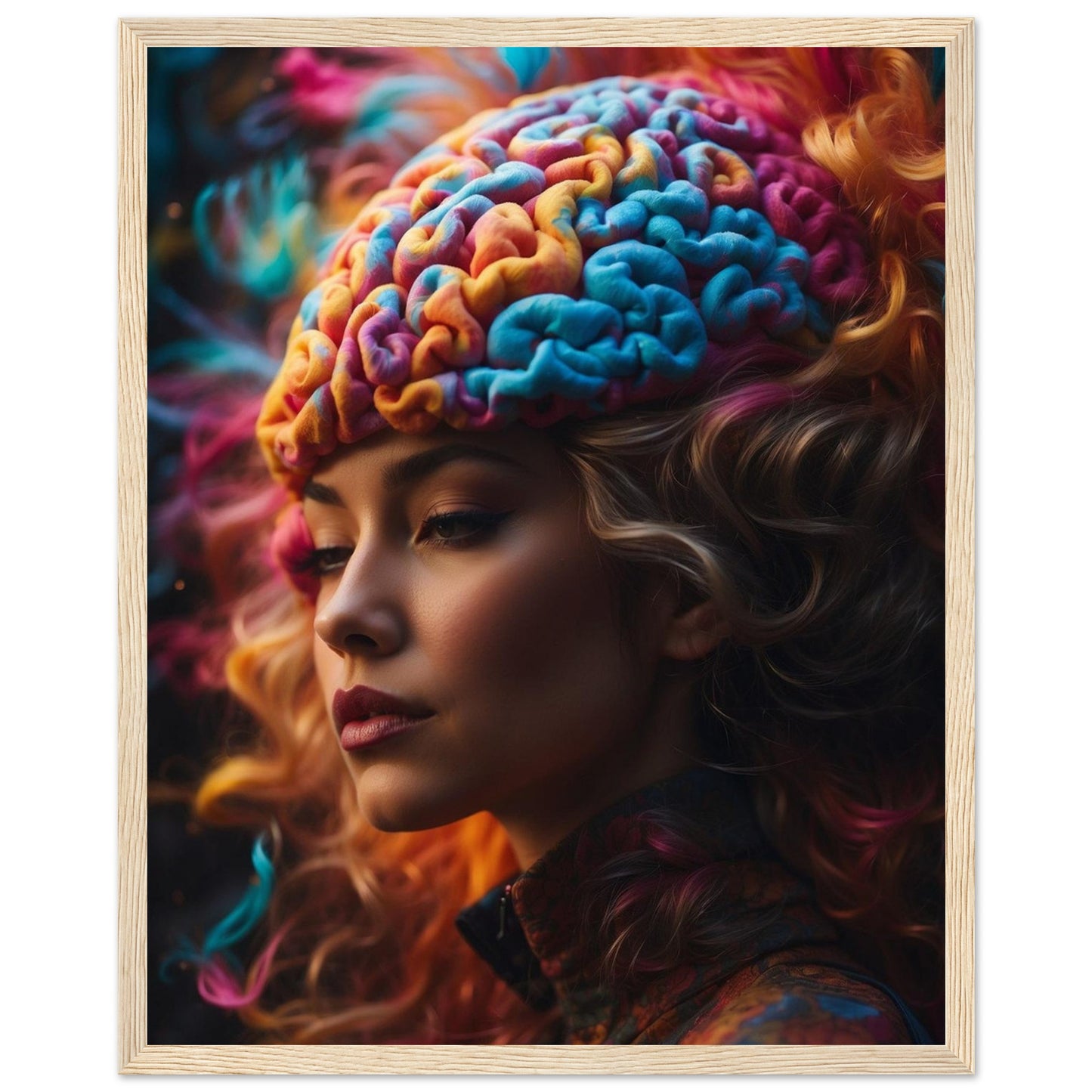 Premium Matte Paper Wooden Framed Poster