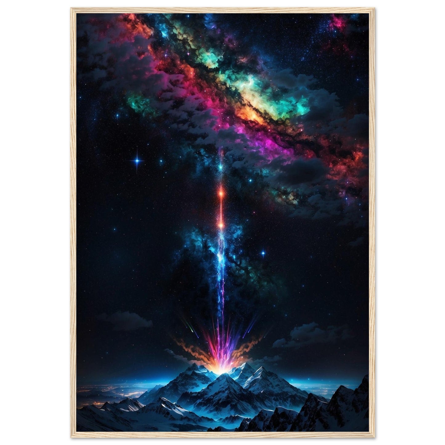 Premium Matte Paper Wooden Framed Poster