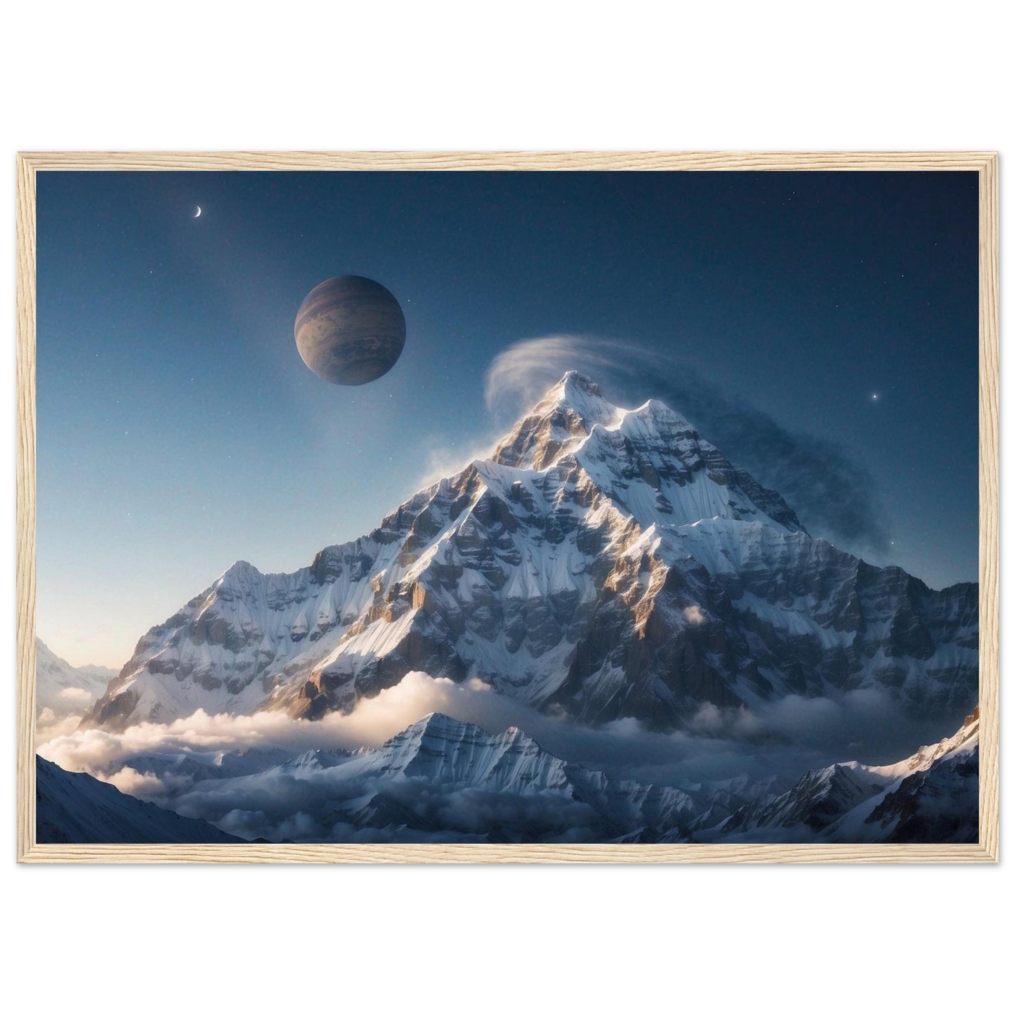 Premium Matte Paper Wooden Framed Poster