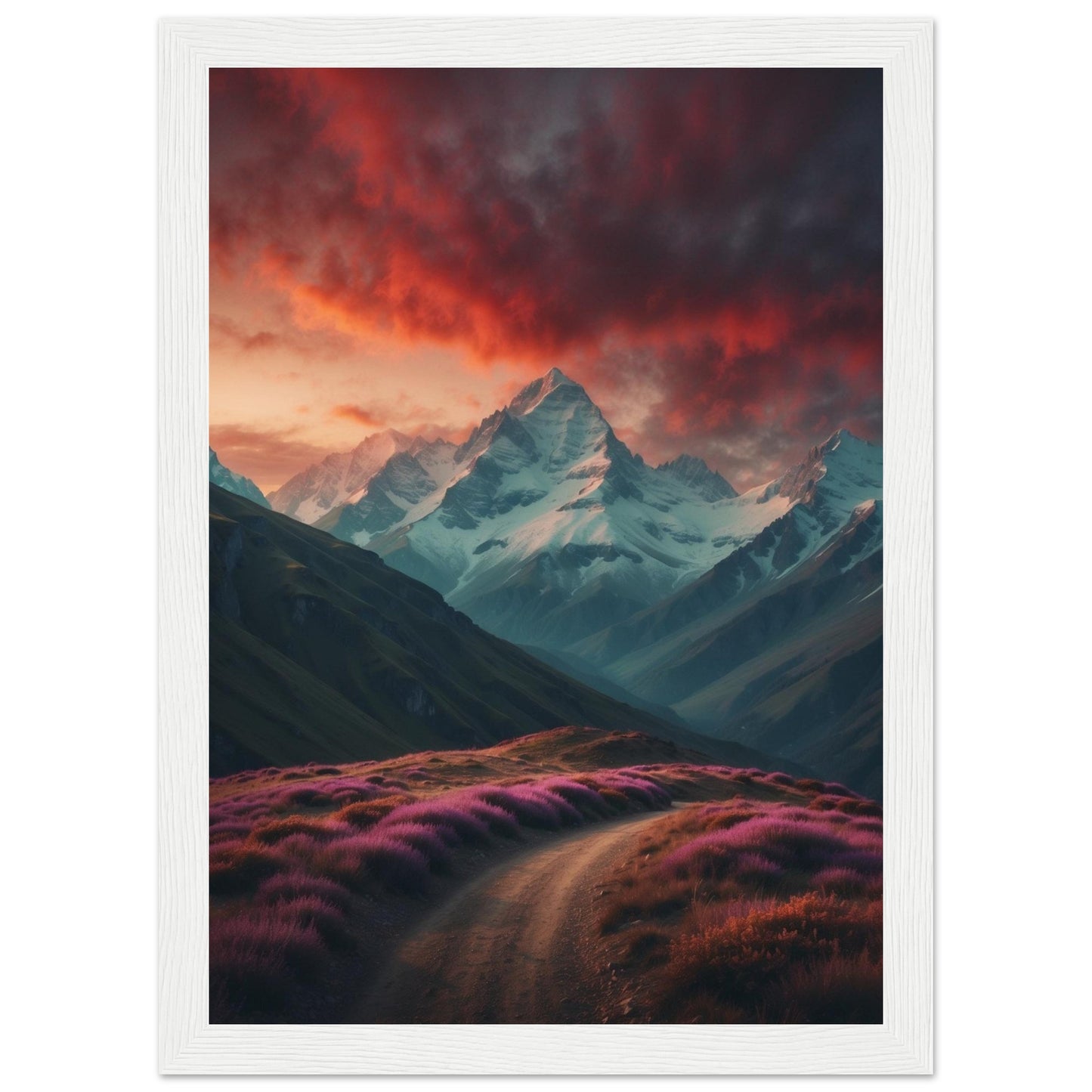 Premium Matte Paper Wooden Framed Poster