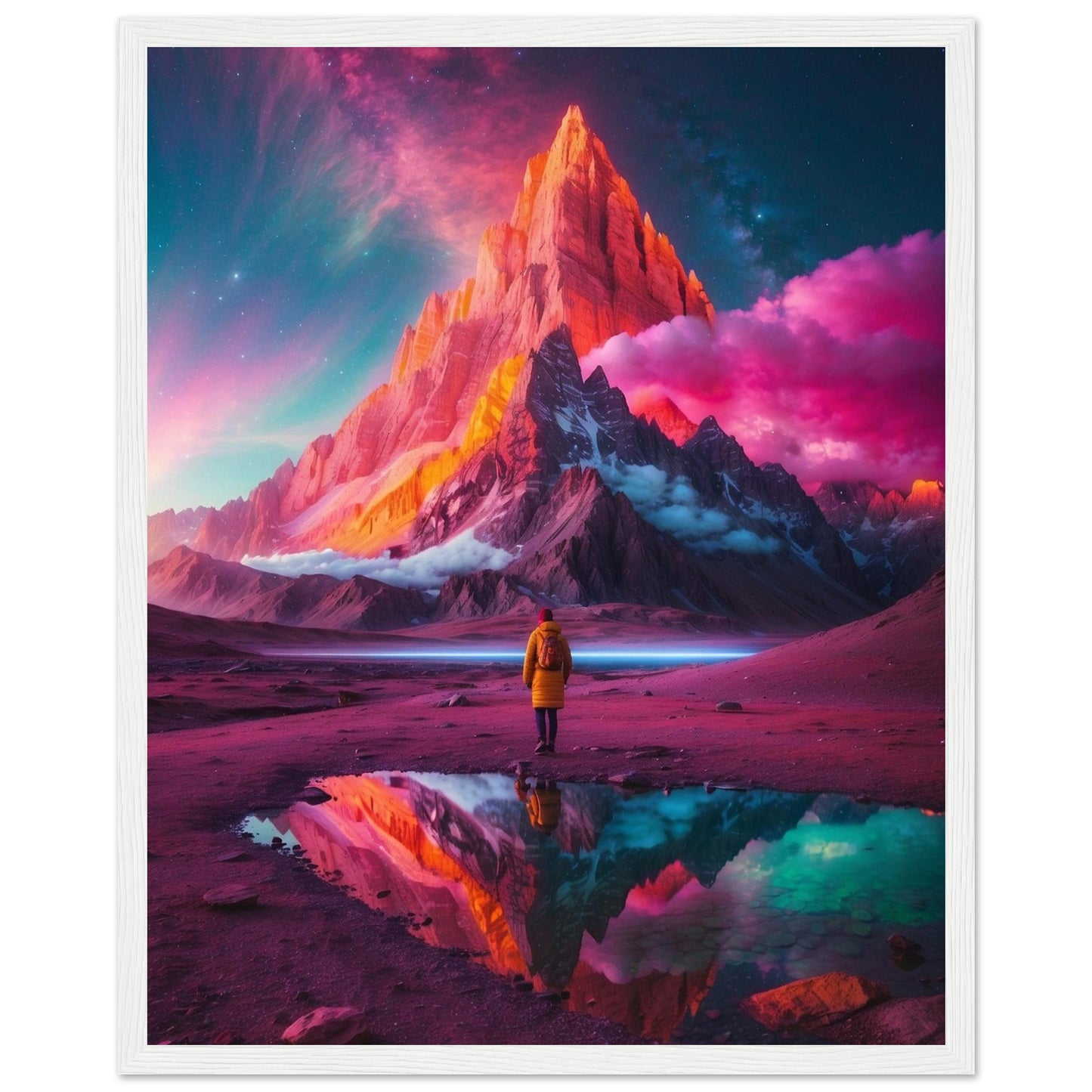 Premium Matte Paper Wooden Framed Poster