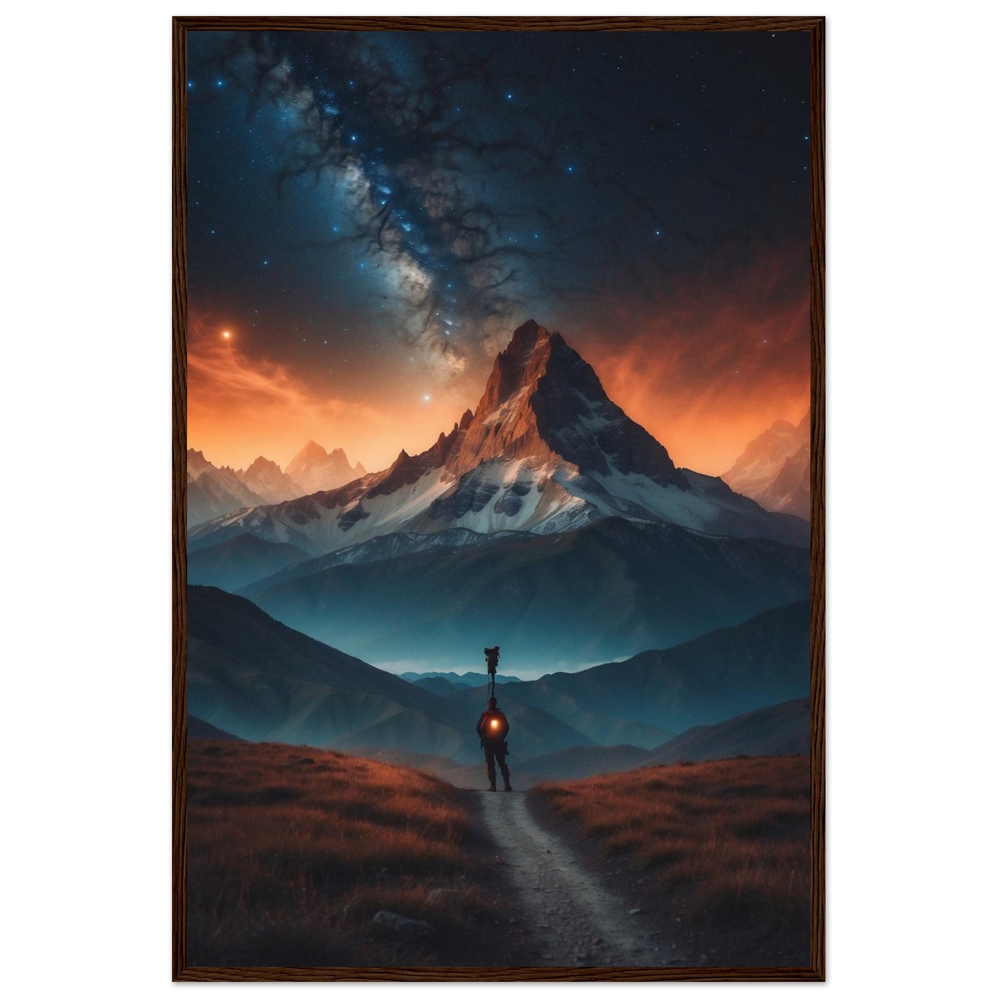Premium Matte Paper Wooden Framed Poster