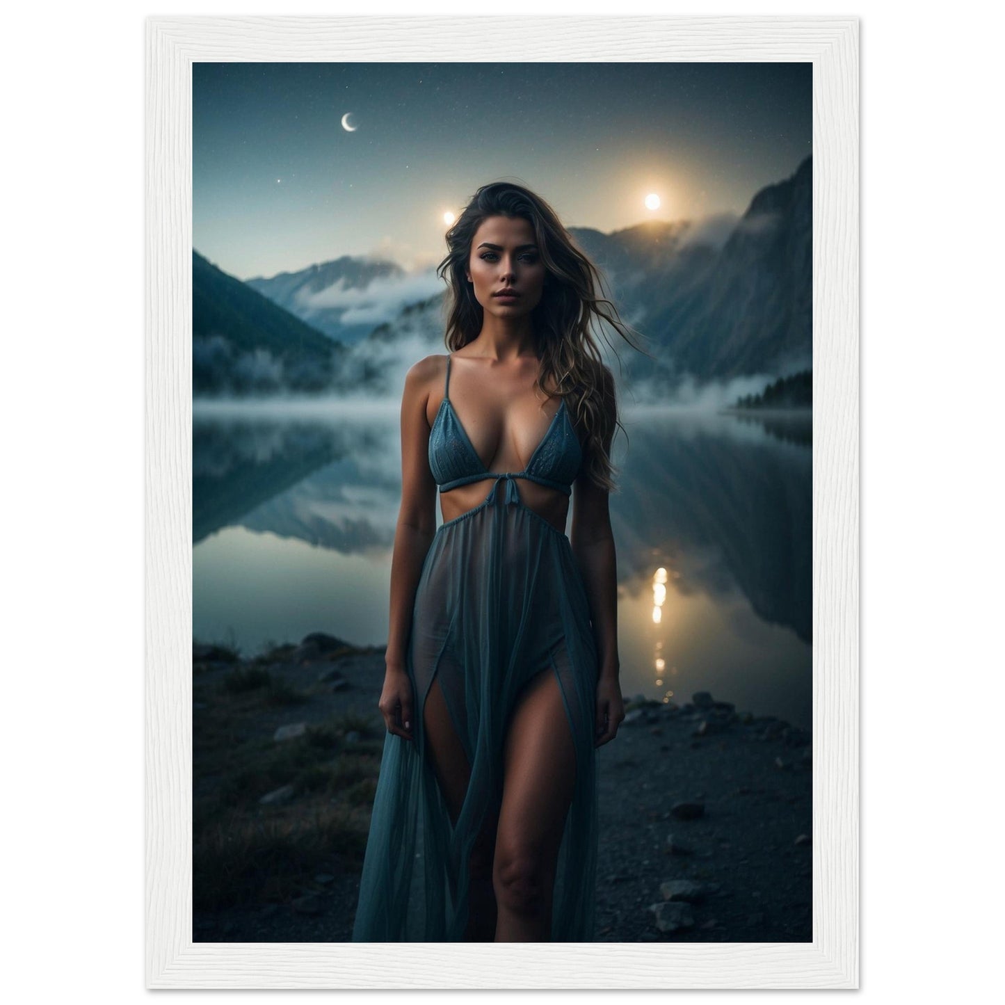 Premium Matte Paper Wooden Framed Poster