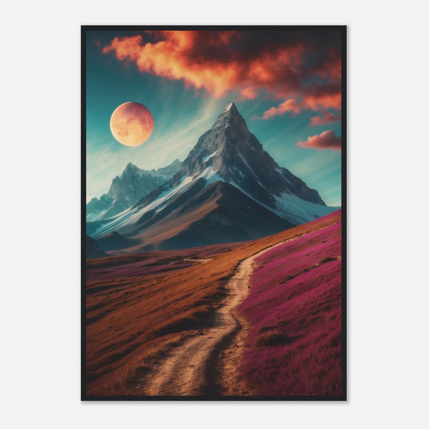 Premium Matte Paper Wooden Framed Poster