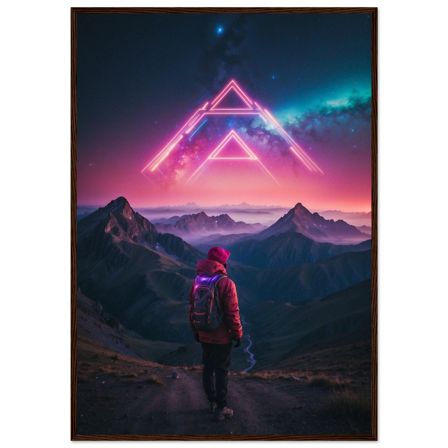 Premium Matte Paper Wooden Framed Poster