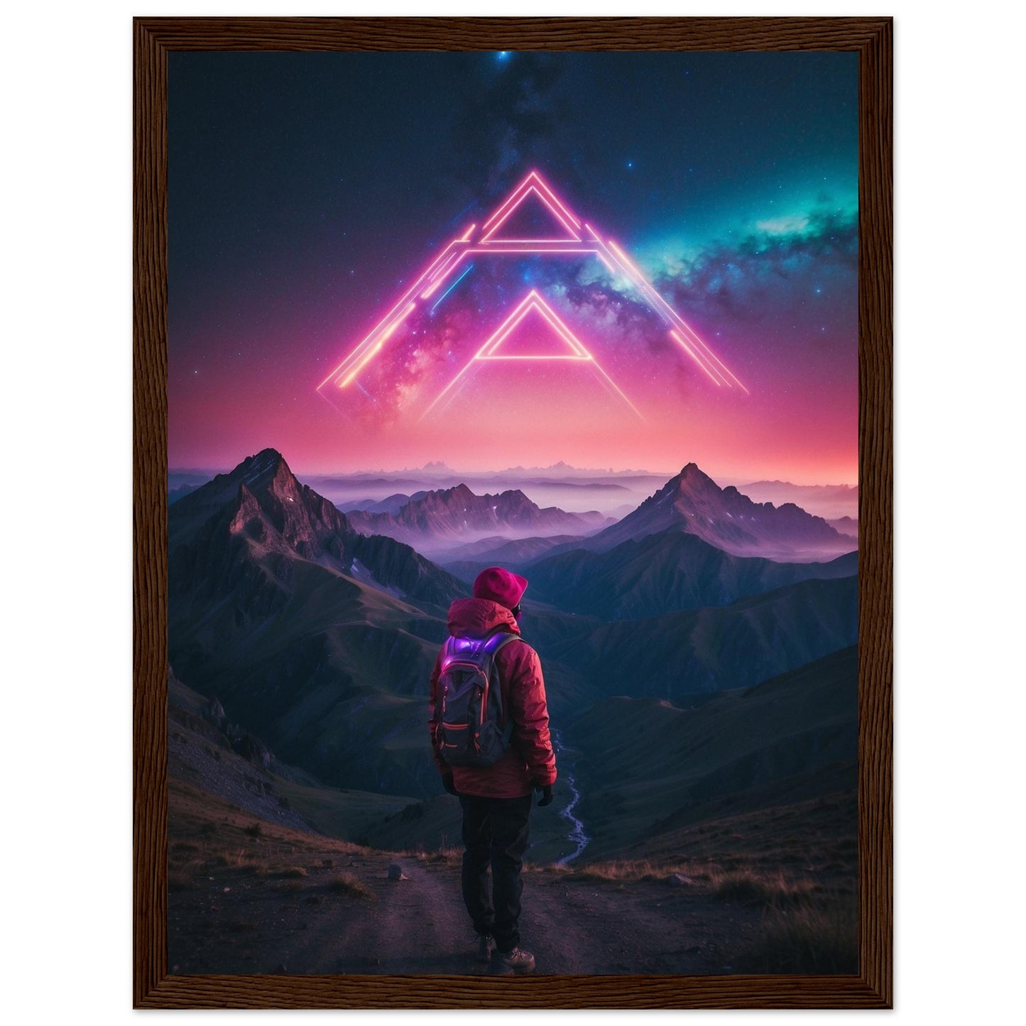 Premium Matte Paper Wooden Framed Poster