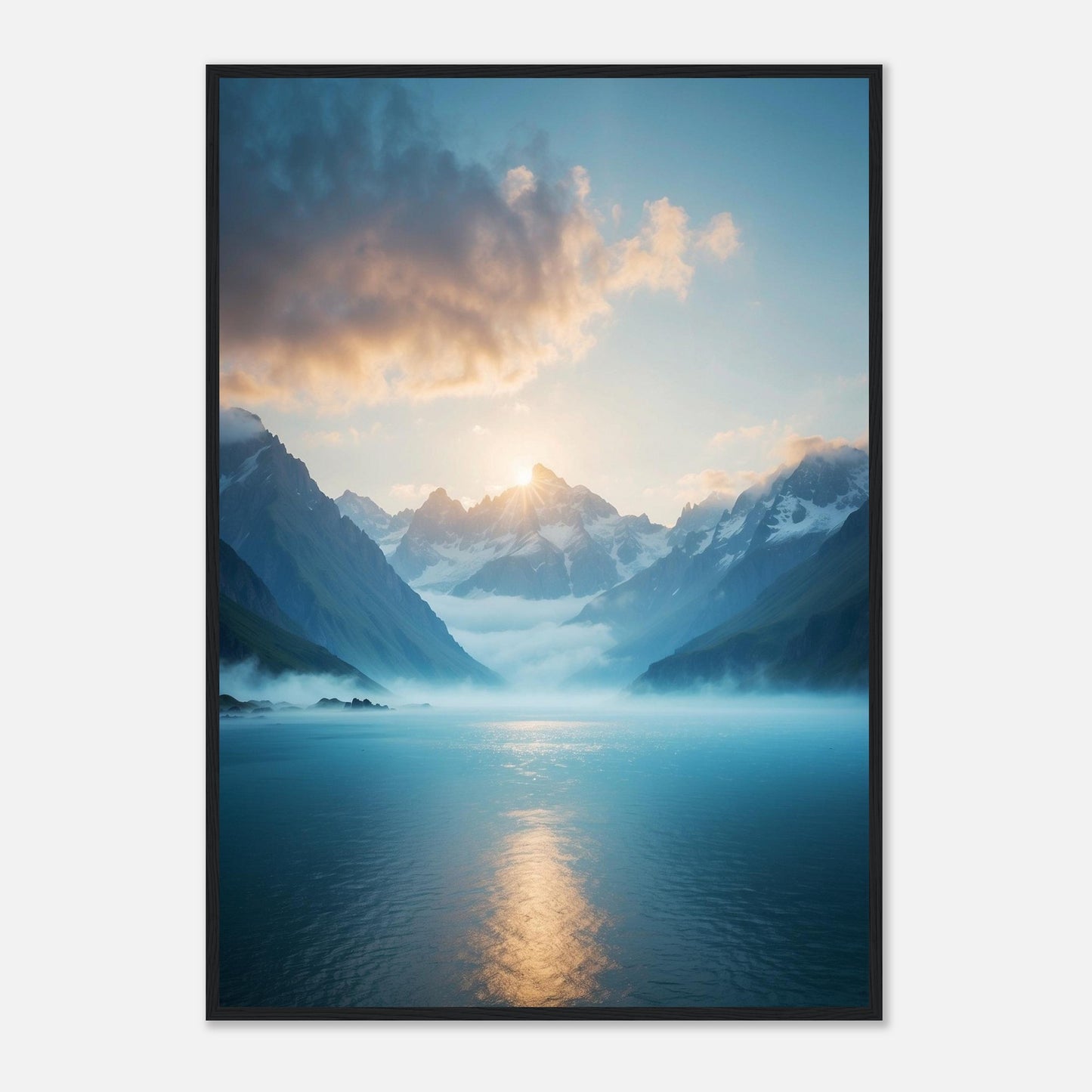 Premium Matte Paper Wooden Framed Poster
