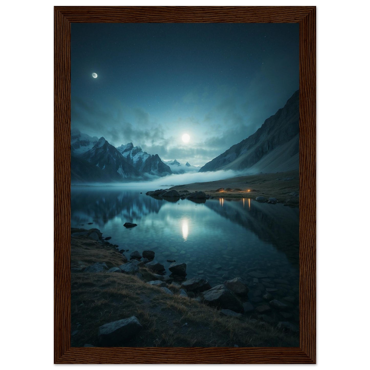 Premium Matte Paper Wooden Framed Poster