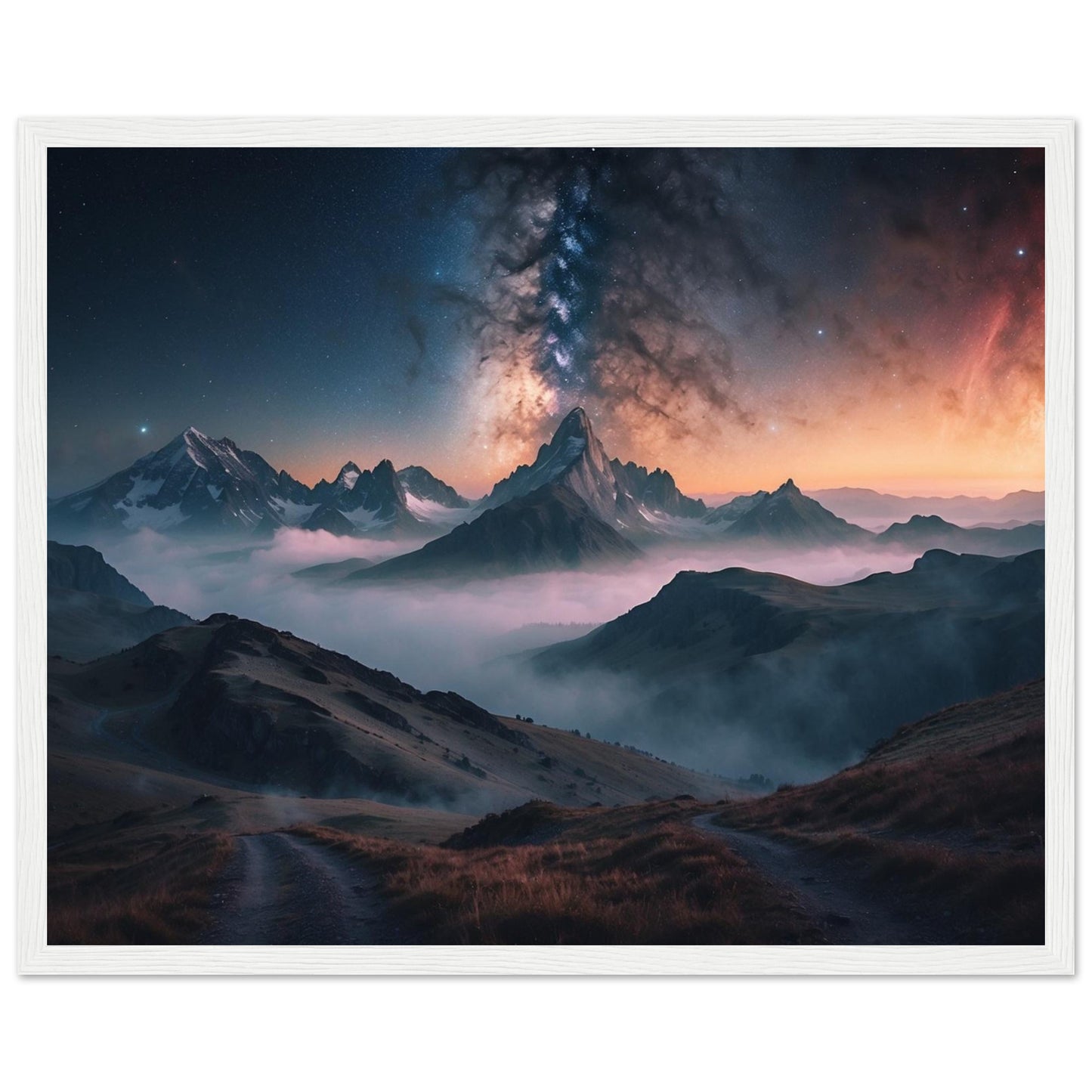 Premium Matte Paper Wooden Framed Poster