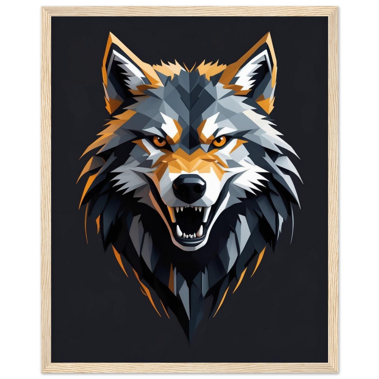 Premium Matte Paper Wooden Framed Poster
