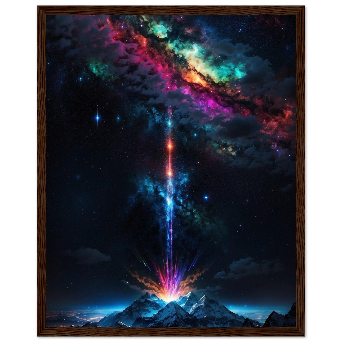 Premium Matte Paper Wooden Framed Poster
