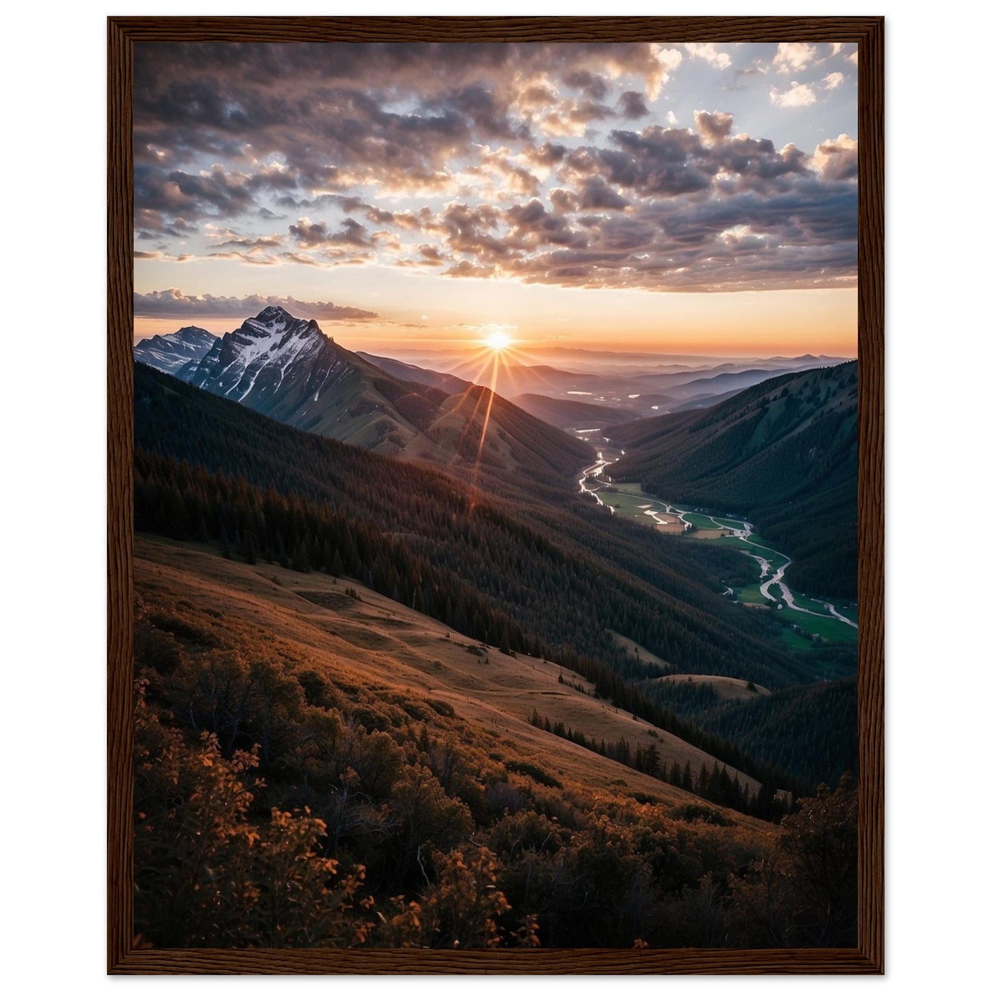 Premium Matte Paper Wooden Framed Poster