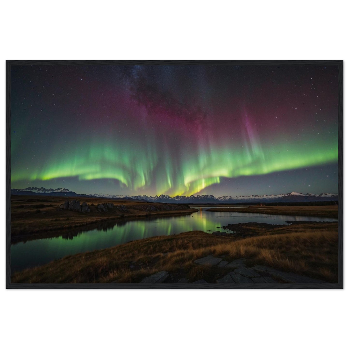 Premium Matte Paper Wooden Framed Poster