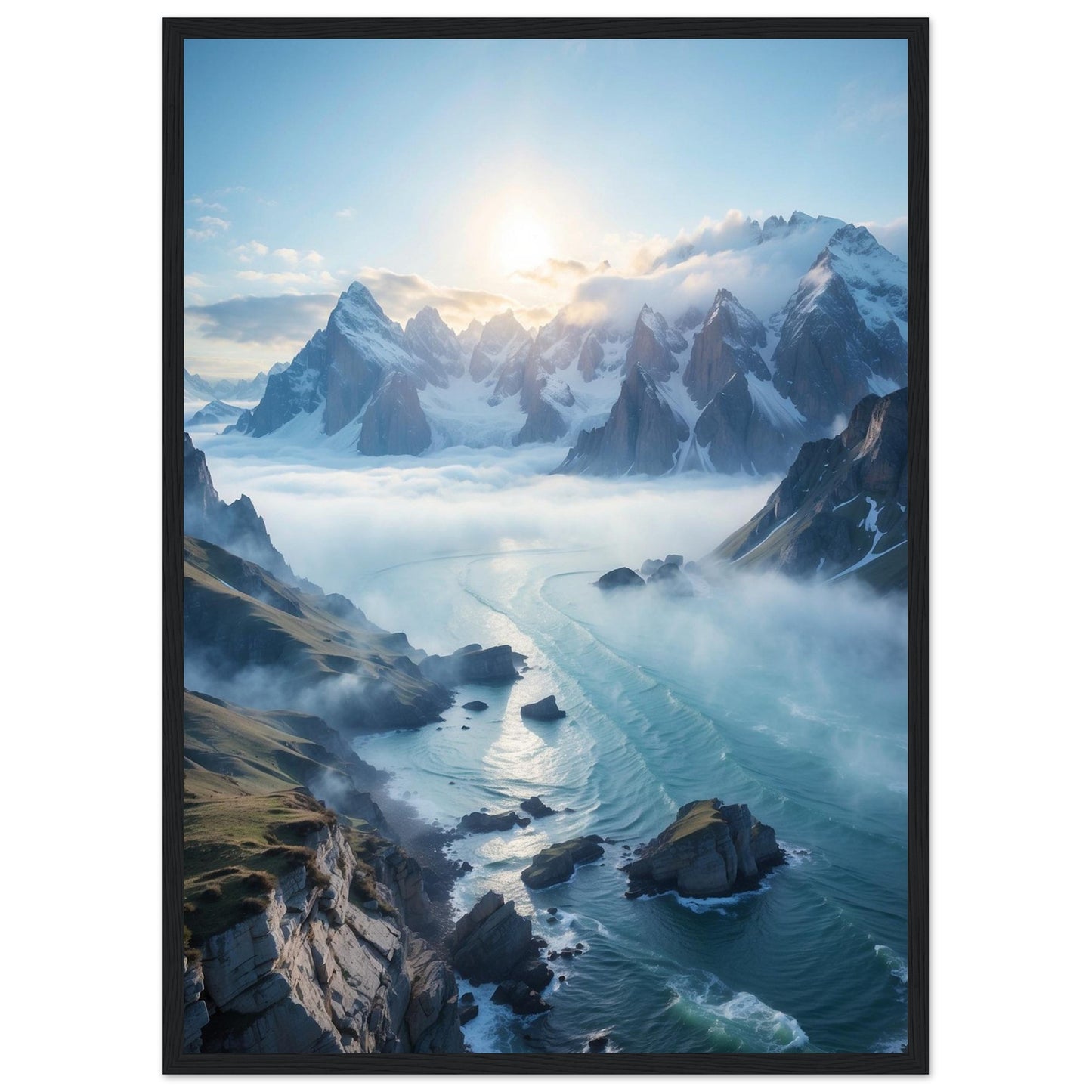 Premium Matte Paper Wooden Framed Poster