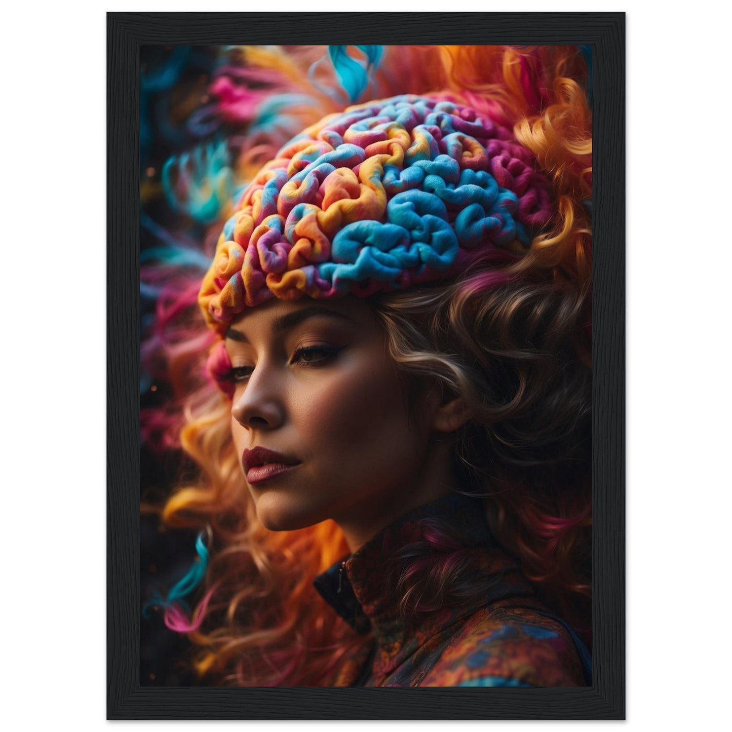 Premium Matte Paper Wooden Framed Poster