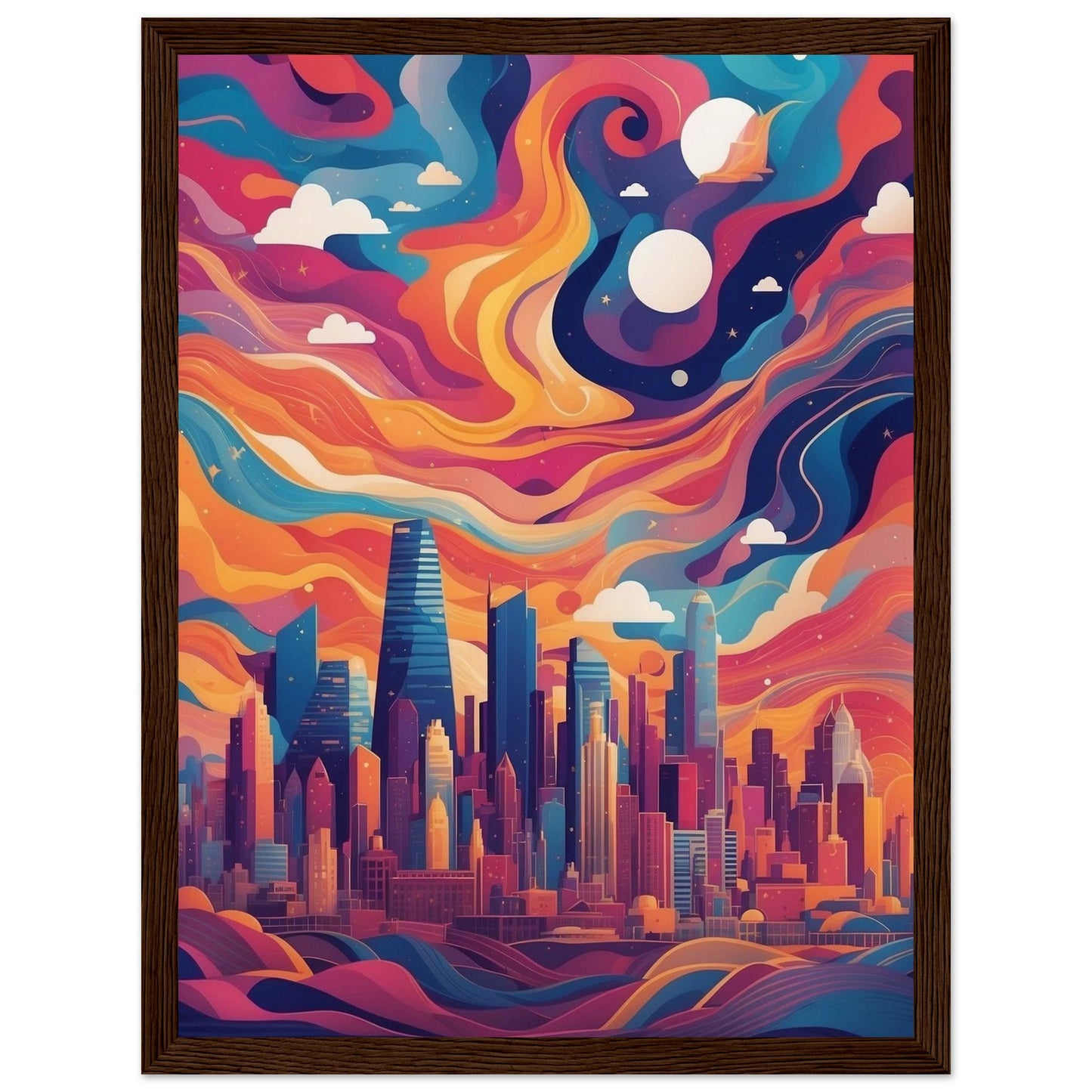 Premium Matte Paper Wooden Framed Poster