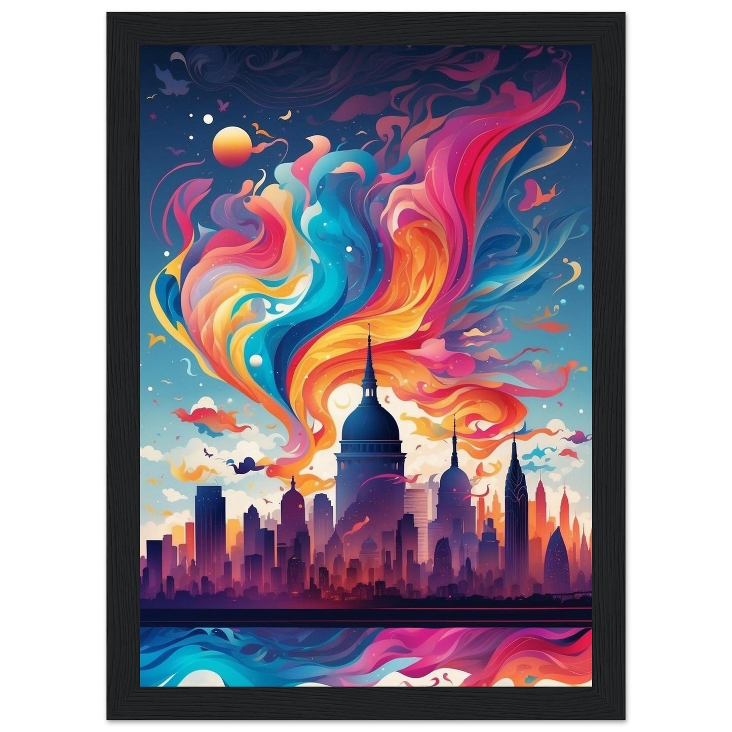 Premium Matte Paper Wooden Framed Poster
