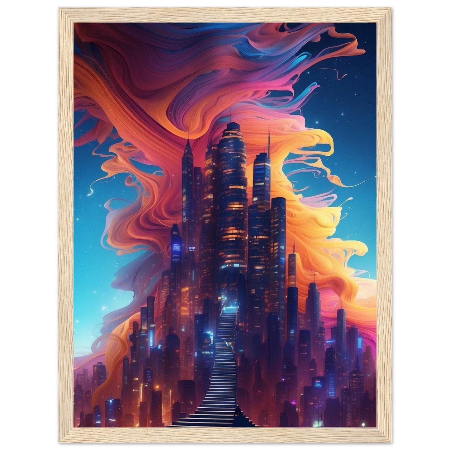 Premium Matte Paper Wooden Framed Poster