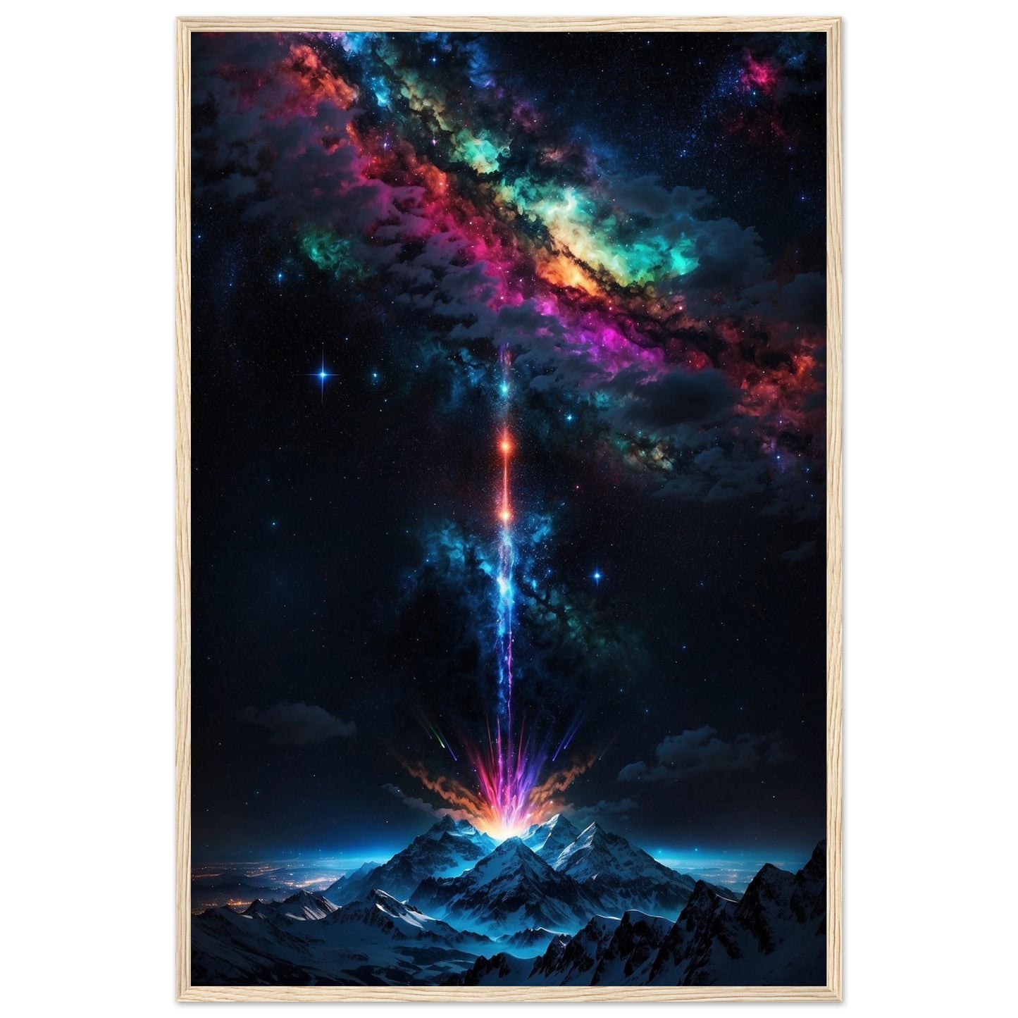 Premium Matte Paper Wooden Framed Poster
