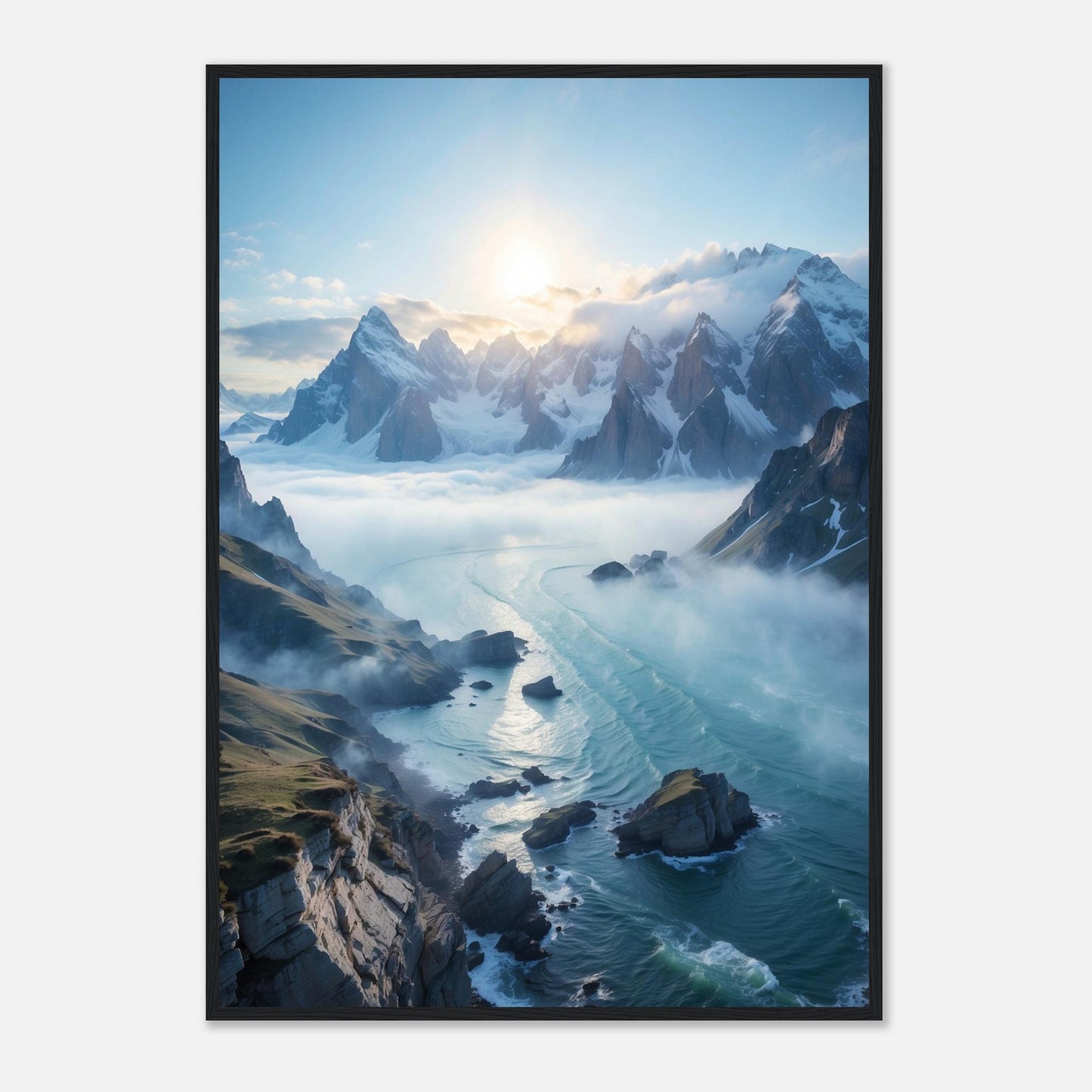 Premium Matte Paper Wooden Framed Poster