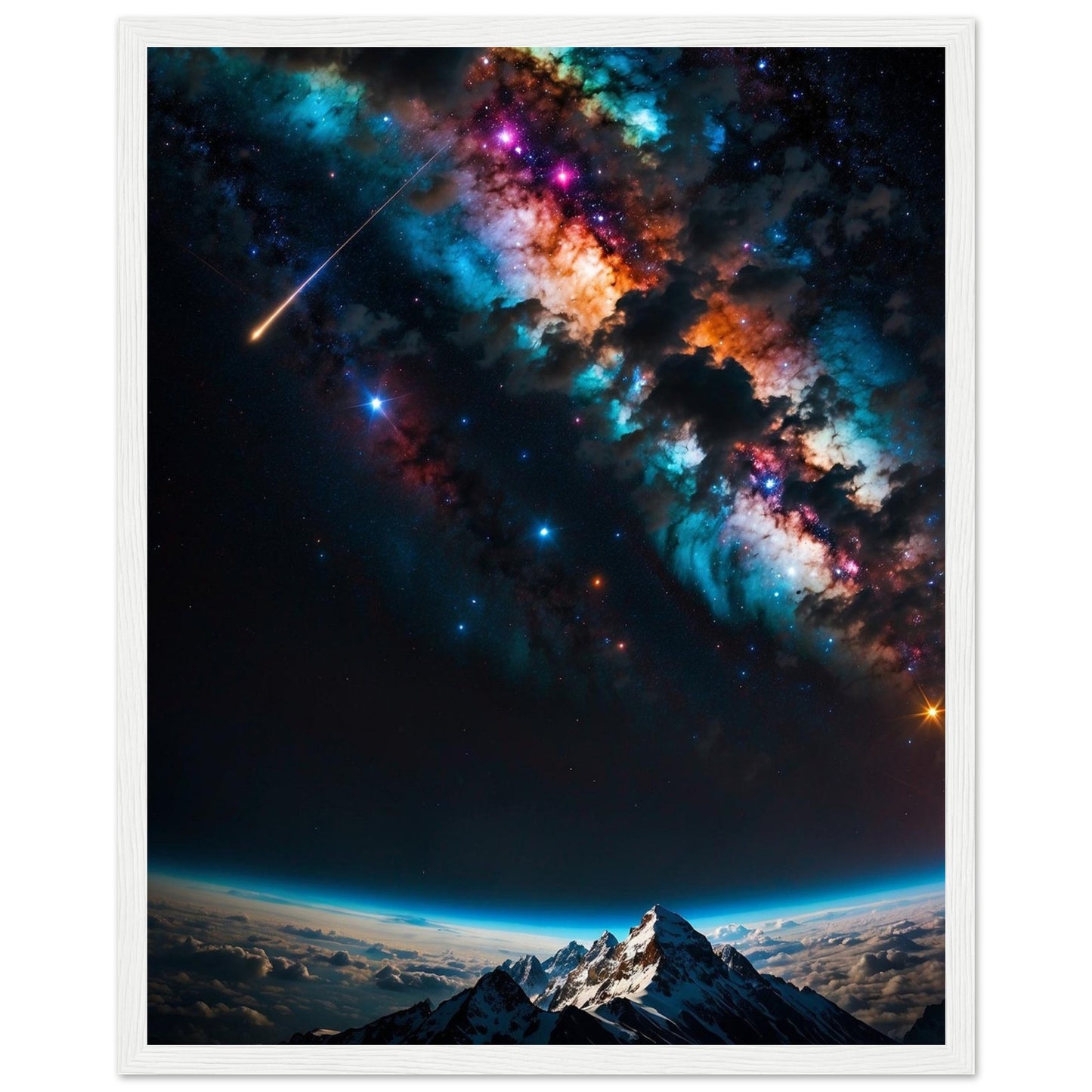 Premium Matte Paper Wooden Framed Poster